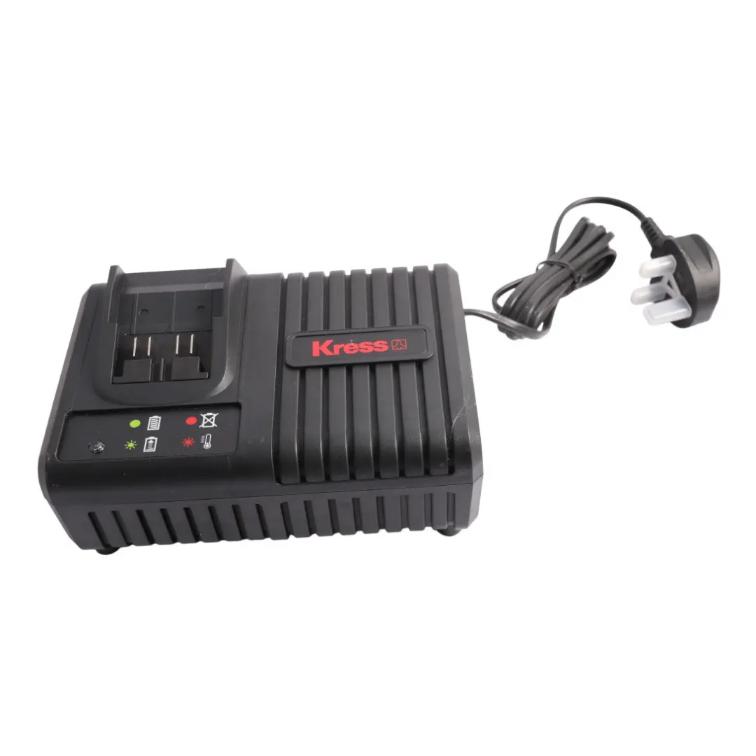 Kress Power Tools Fast Charger 20V 6A 160W Charging Station to with Part number KAC21 Kress Power Tools Fast Charger 20V 6A 160W Charging Station - SKU RHD-KAC21 - Part number KAC21