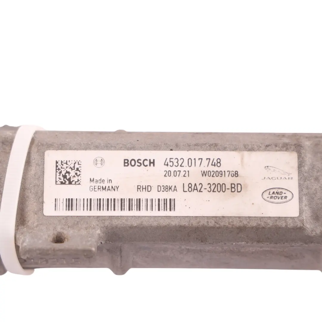 Steering Rack Pinion Gear to Range Rover Velar L560 Electric Power with Part number L8A2-3200-BD Range Rover Velar L560 Electric Power Steering Rack Pinion Gear - SKU RHD-L8A2-3200-BD - Part number L8A2-3200-BD