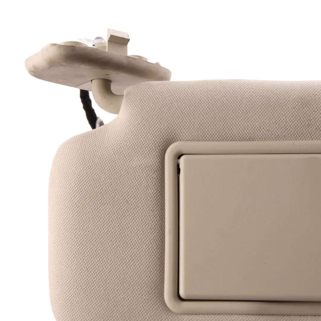 Range Rover Evoque L538 Interior Sun Visor Cover Mirror Left N/S Beige - SKU RHD-LR027552 - Part number LR027552