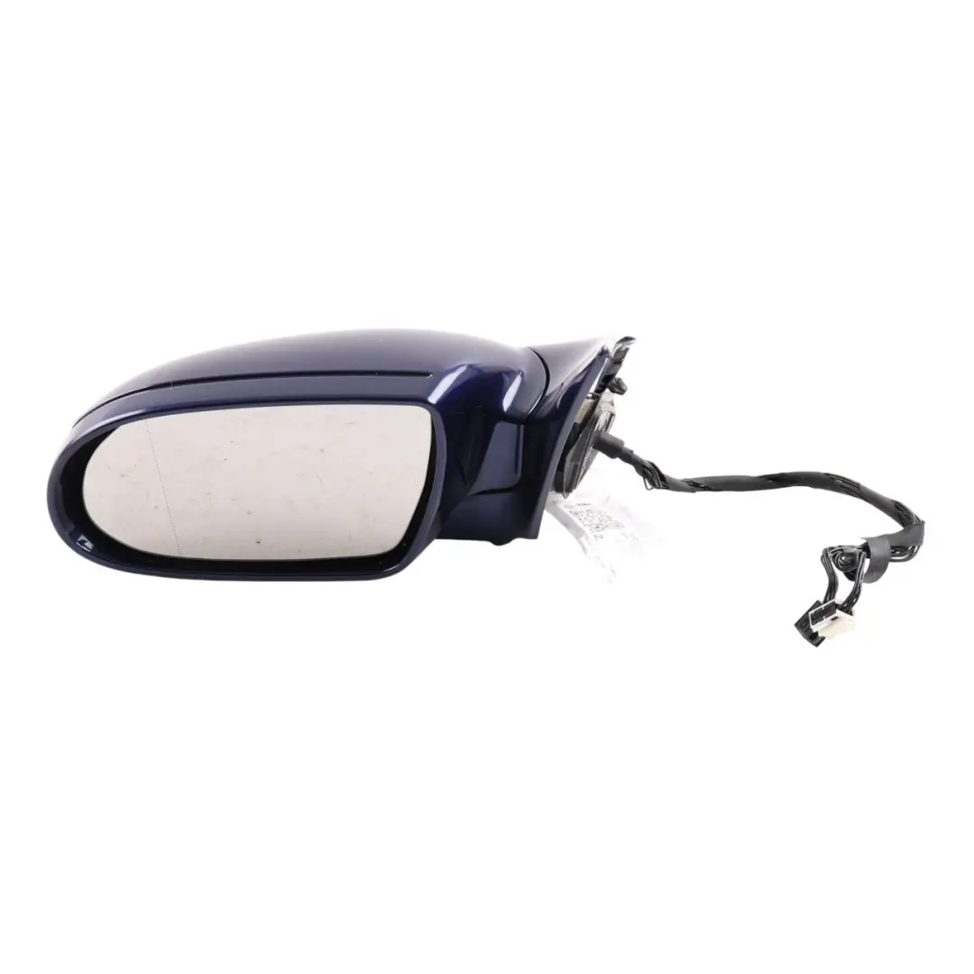 Mercedes SLK R171 Door Wing Mirror Left N/S Power Fold Mystic Blue Metallic 032 - SKU RHD-A1718101576-MBLU - Part number A1718101576