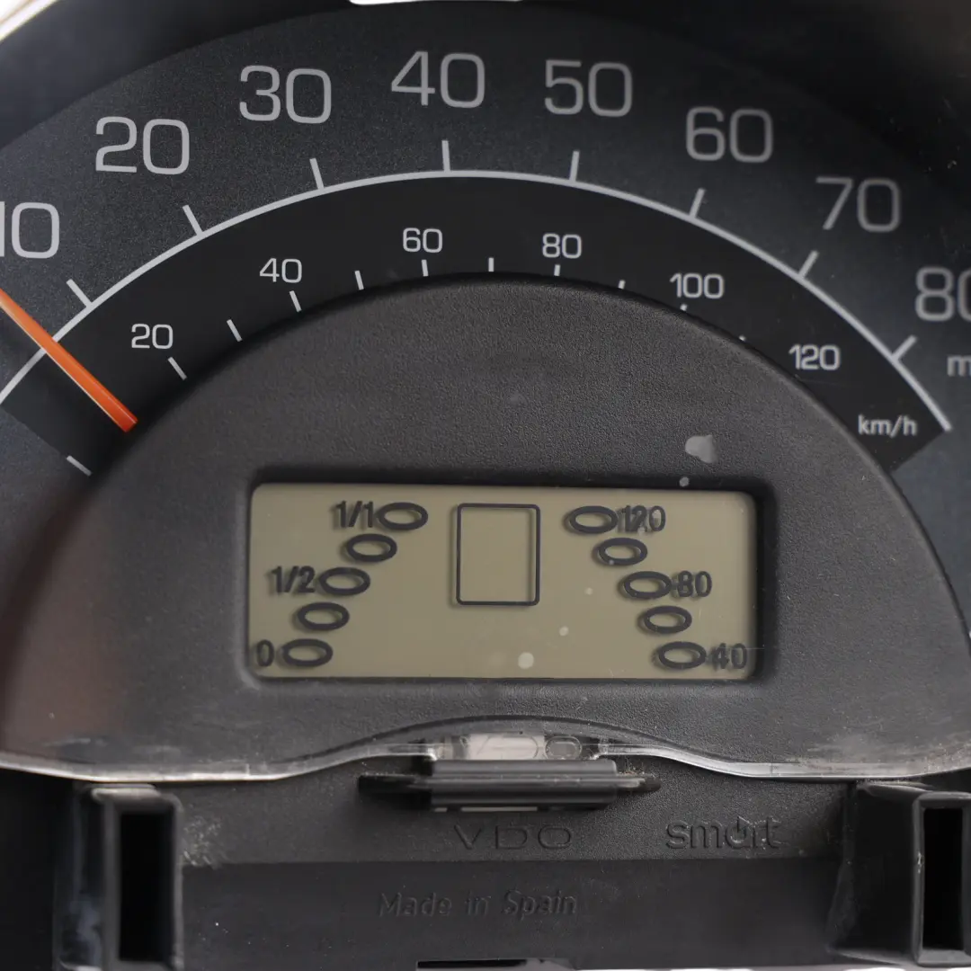 Smart Fortwo C450 Instrument Cluster Speedo Petrol Automatic - SKU RHD-Q0010126V003000000 - Part number Q0010126V003000000