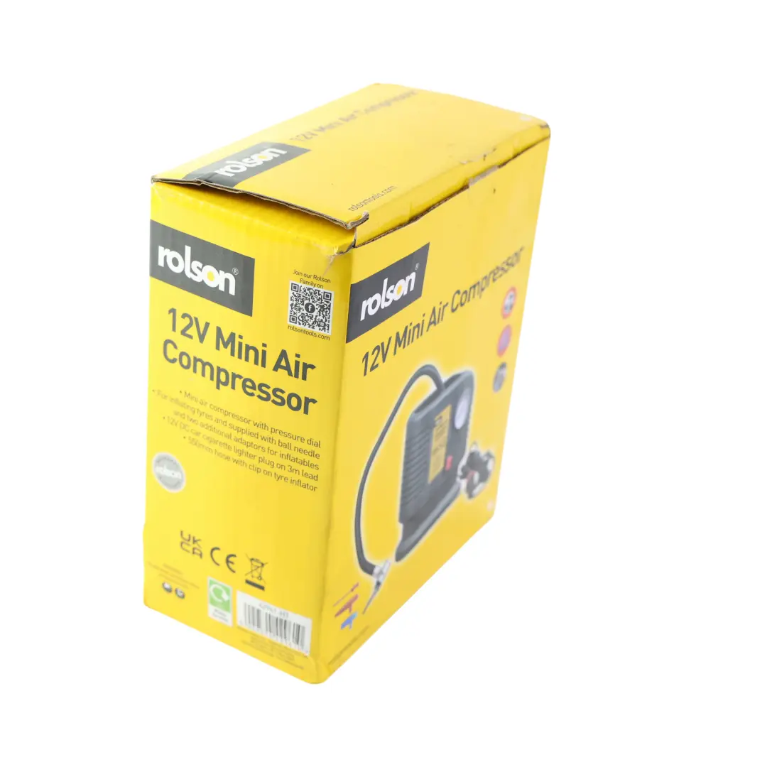 DC 12V 250 PSI Mini Air Compressor - SKU ROLSON - Part number ROLSON