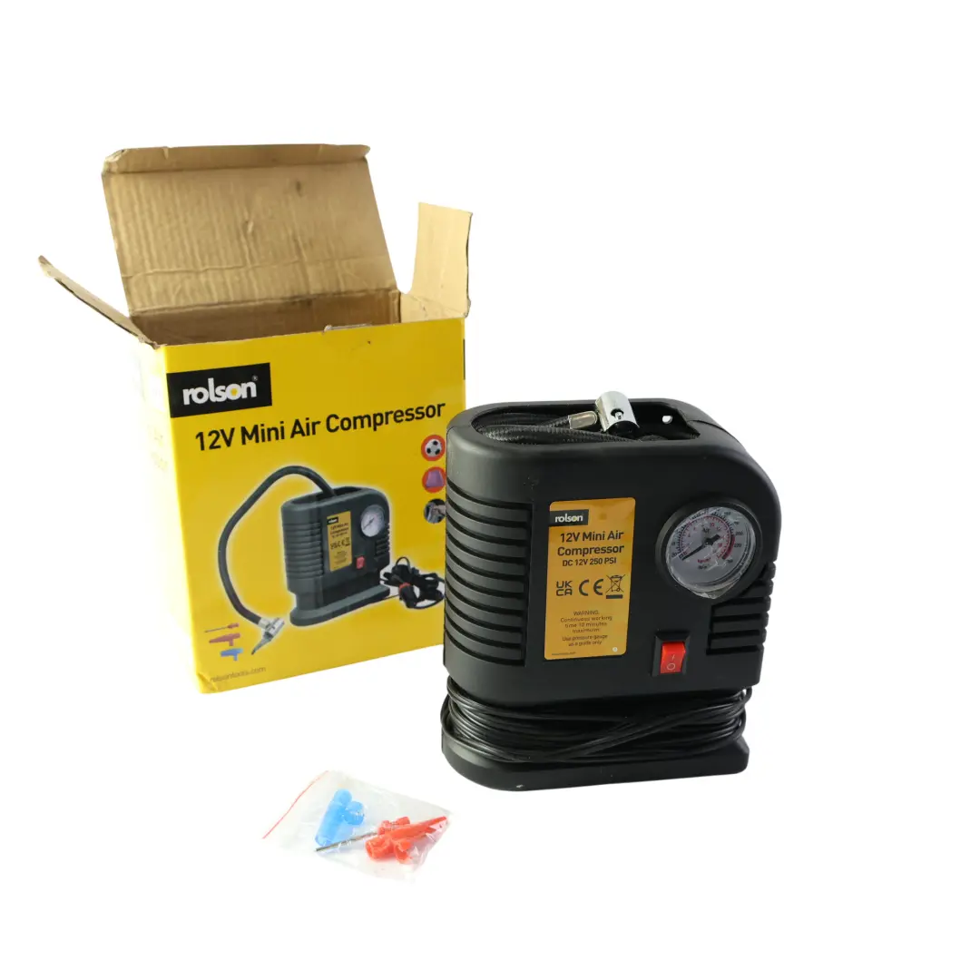 DC 12V 250 PSI Mini Air Compressor - SKU ROLSON - Part number ROLSON