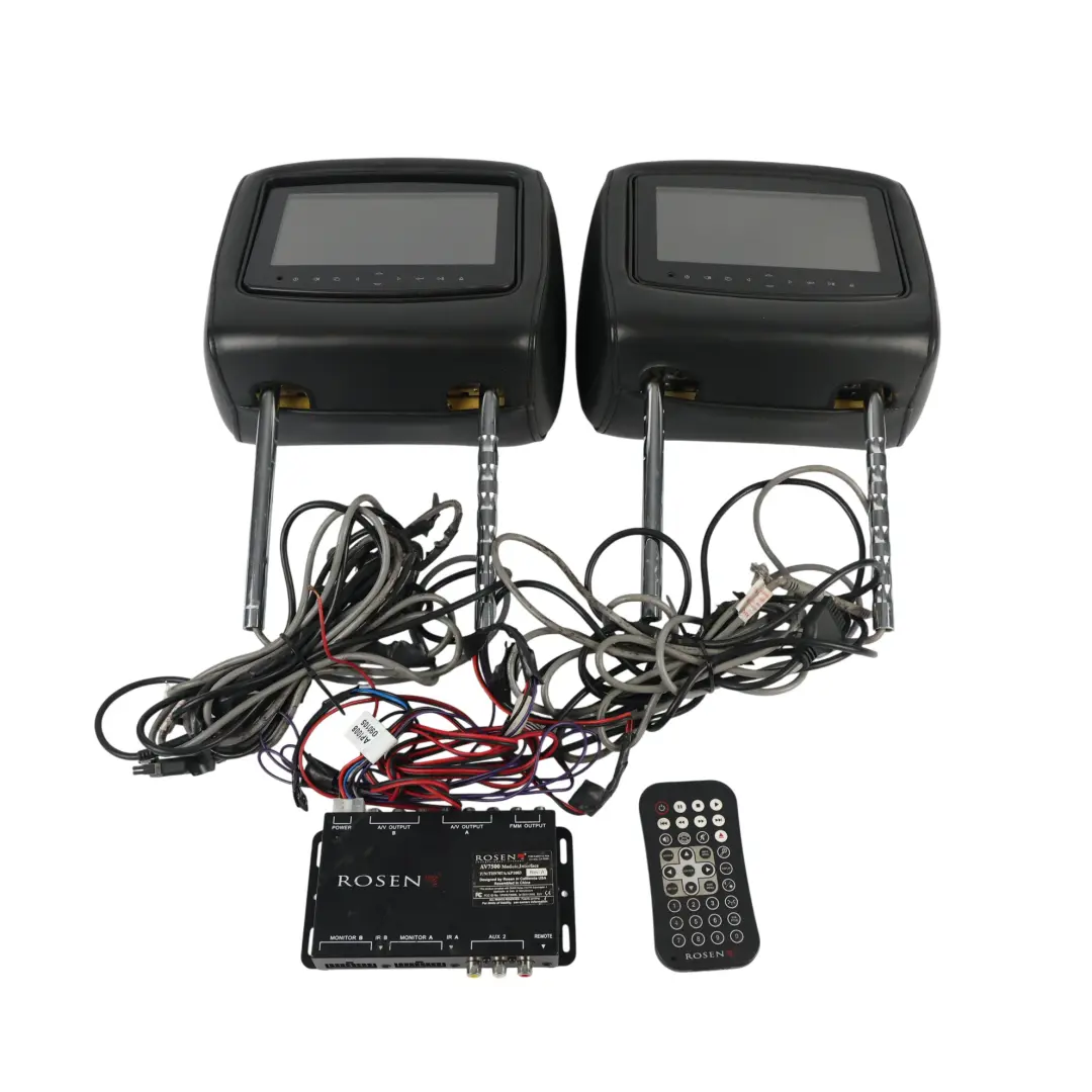 Inny Audi Q7 4L Reposacabezas Pantalla Reproductor DVD Set Digital para con número de pieza ROSEN-Q74L-SEAT-SET Inny Audi Q7 4L Reposacabezas Pantalla Reproductor DVD Set Digital - SKU ROSEN-Q74L-SEAT-SET - Número de pieza ROSEN-Q74L-SEAT-SET