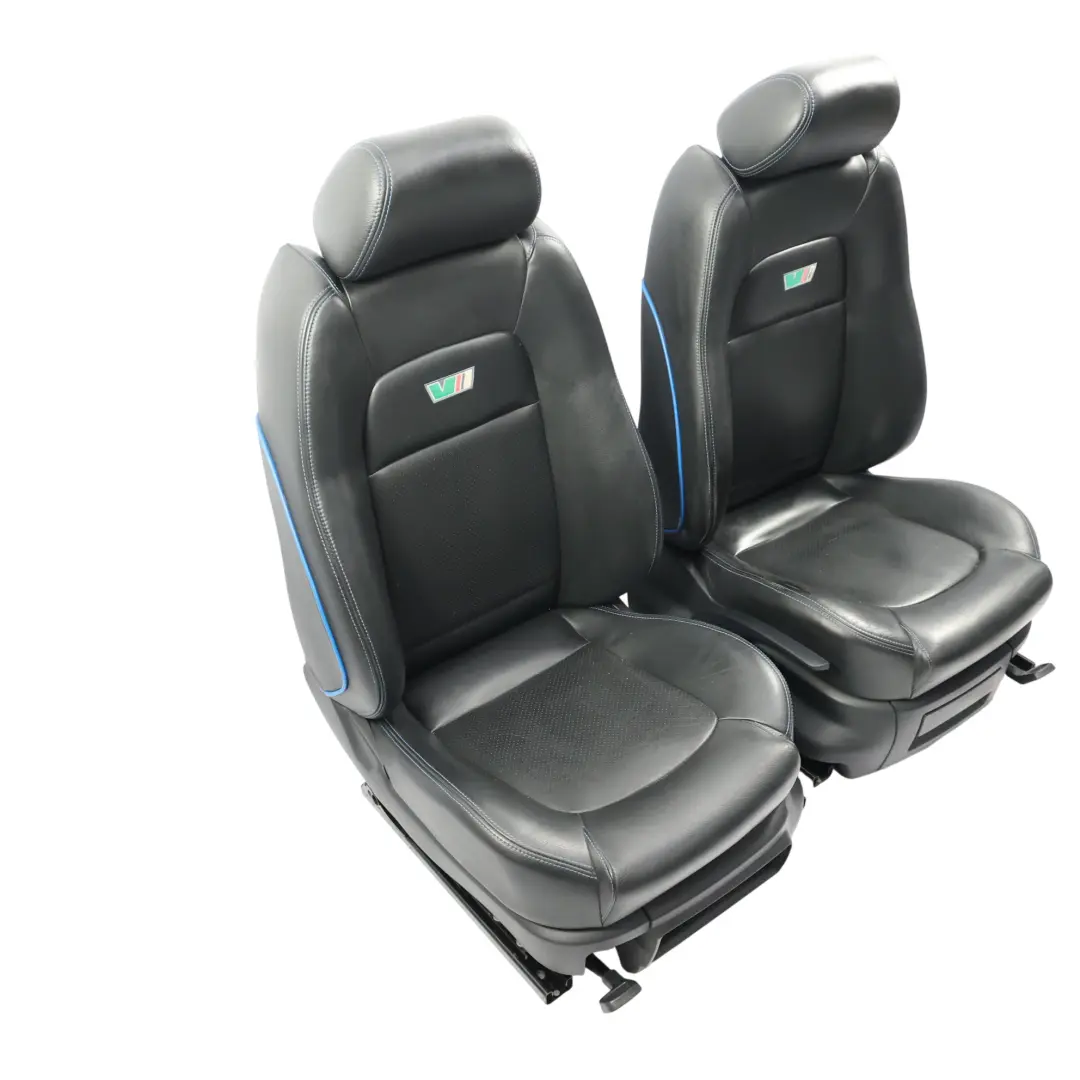Skoda Fabia RS 6Y Leather Sport Seats Complete Set Front Rear Black - SKU SKODA-FABIA-RS-6Y-SEATS-SET-LEATHER - Part number SKODA-FABIA-RS-6Y-SEATS-SET-LEATHER