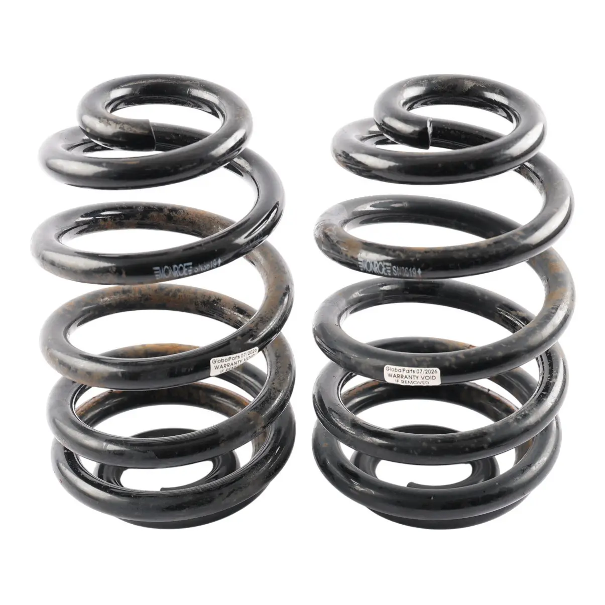 BMW X3 E83 Rear Axle Suspension Coil Spring Left Right N/O/S Set Monroe SN3619