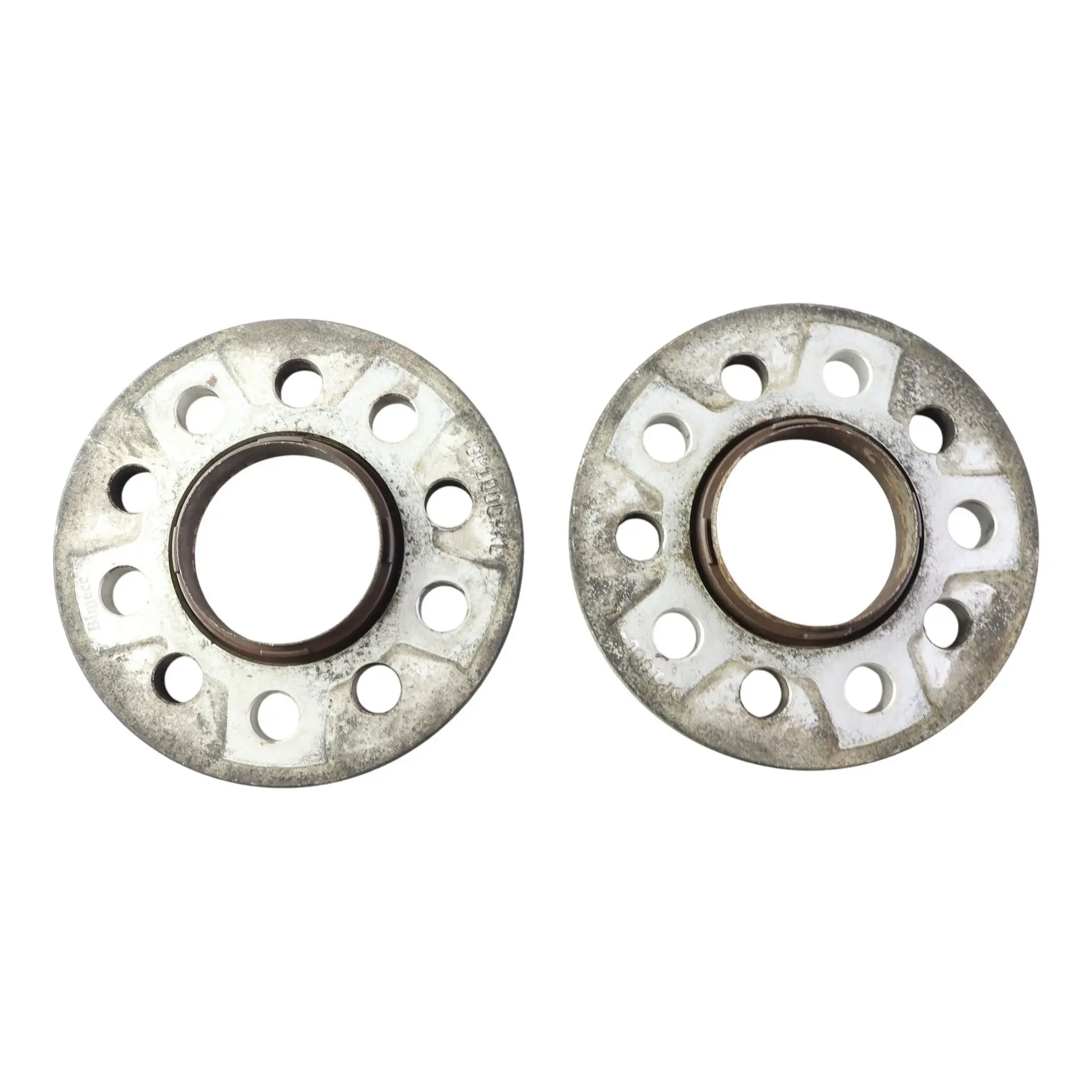 Bimecc Alloy Wheel Spacers Shims Audi 5x112 66.6mm Pair 15mm SP100C-AL