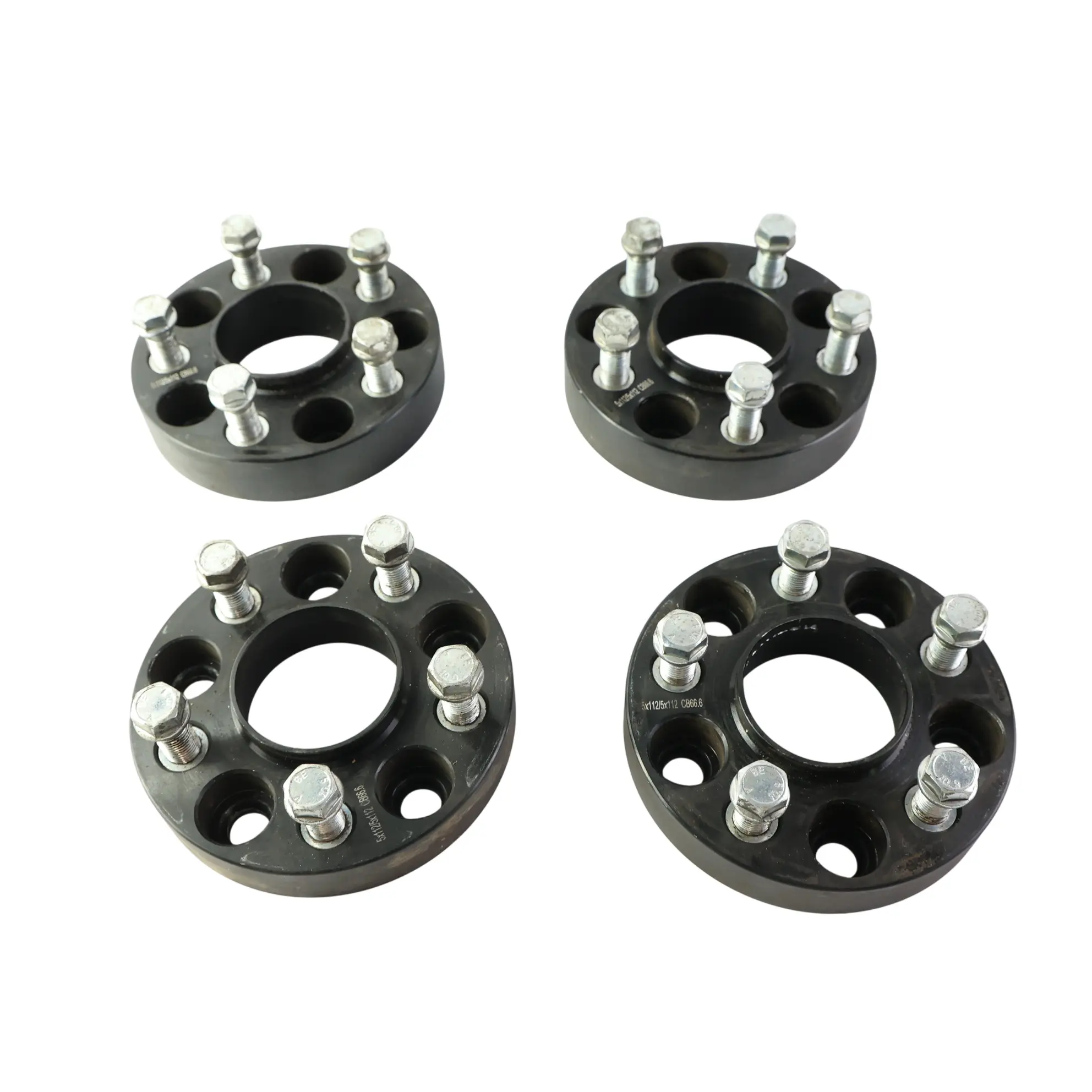 Alloy Wheel Spacers Hubcentric Shims Mercedes 5x112 66.6mm 25mm 30mm Set