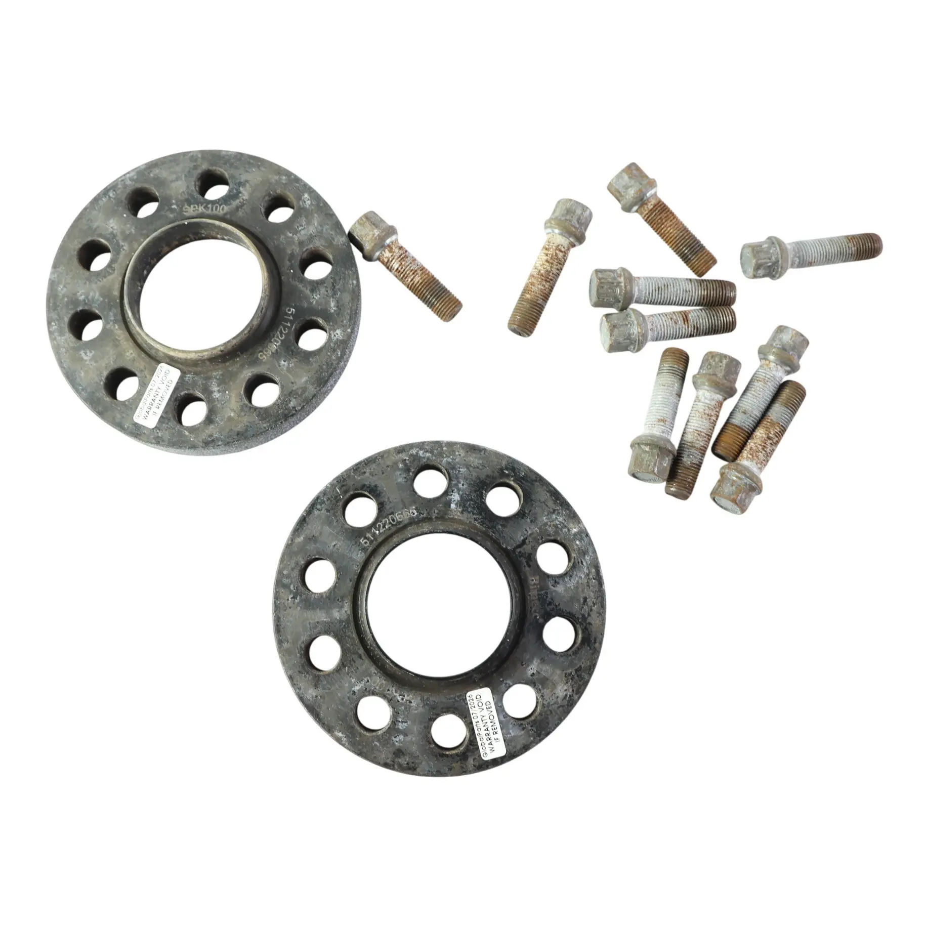 Inny Spurplatten Distanzscheiben Audi 5x112 66.6mm 20mm Set SPK100