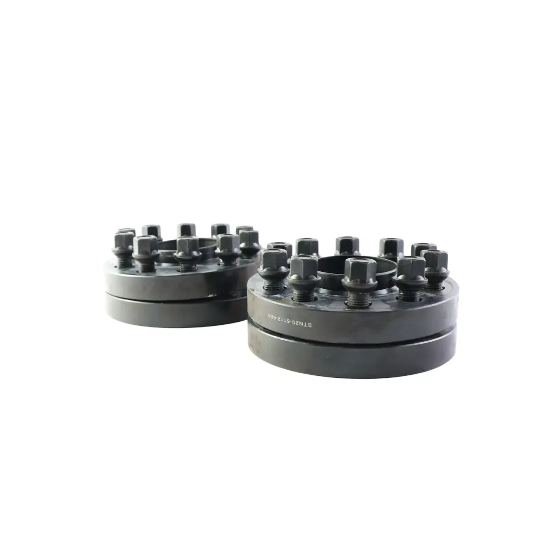 Demon Black Alloy Wheel Spacers Hubcentric Shims BMW 5x112 66.6mm 20mm - SKU STN20-5112-666 - Part number STN20-5112-666