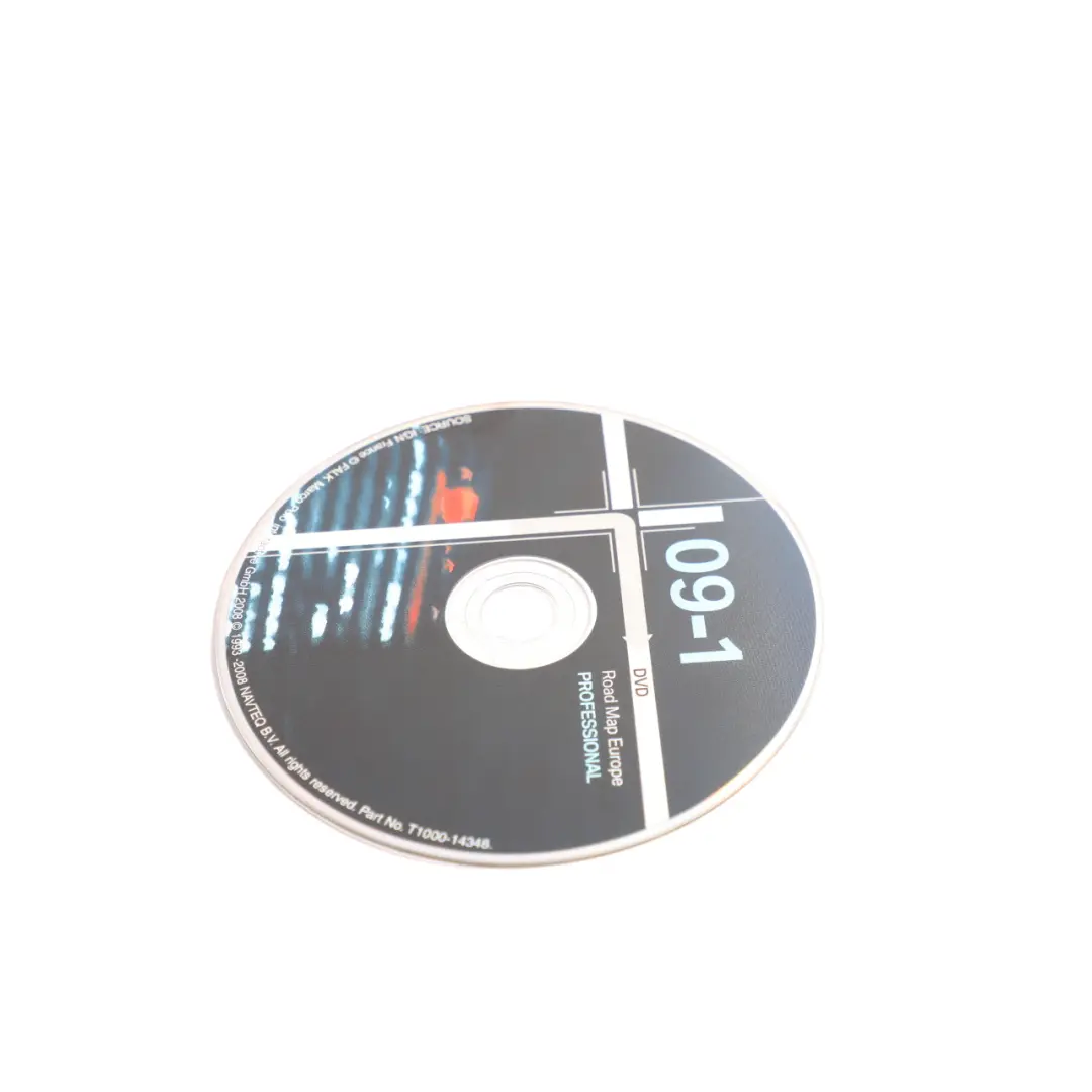 BMW Navigation DVD Disc 2009-1 Road Map Europe - SKU T1000-14348 - Part number T1000-14348