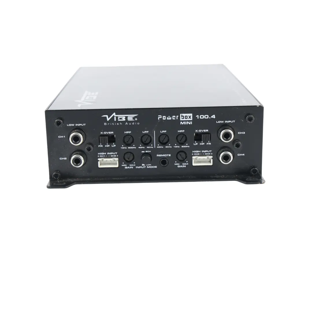 Vibe Powerbox 100.4M-V0 960W Mini D Amplificador Audio Módulo ECU - SKU VIBE-AMPLIFIER-1 - Número de pieza VIBE-AMPLIFIER