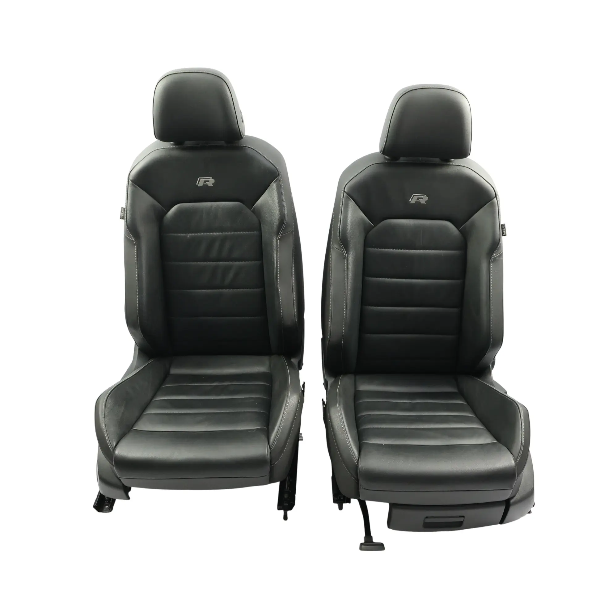 Volkswagen Golf Mk7 R Set Sedili Completo Pelle Nera Riscaldati