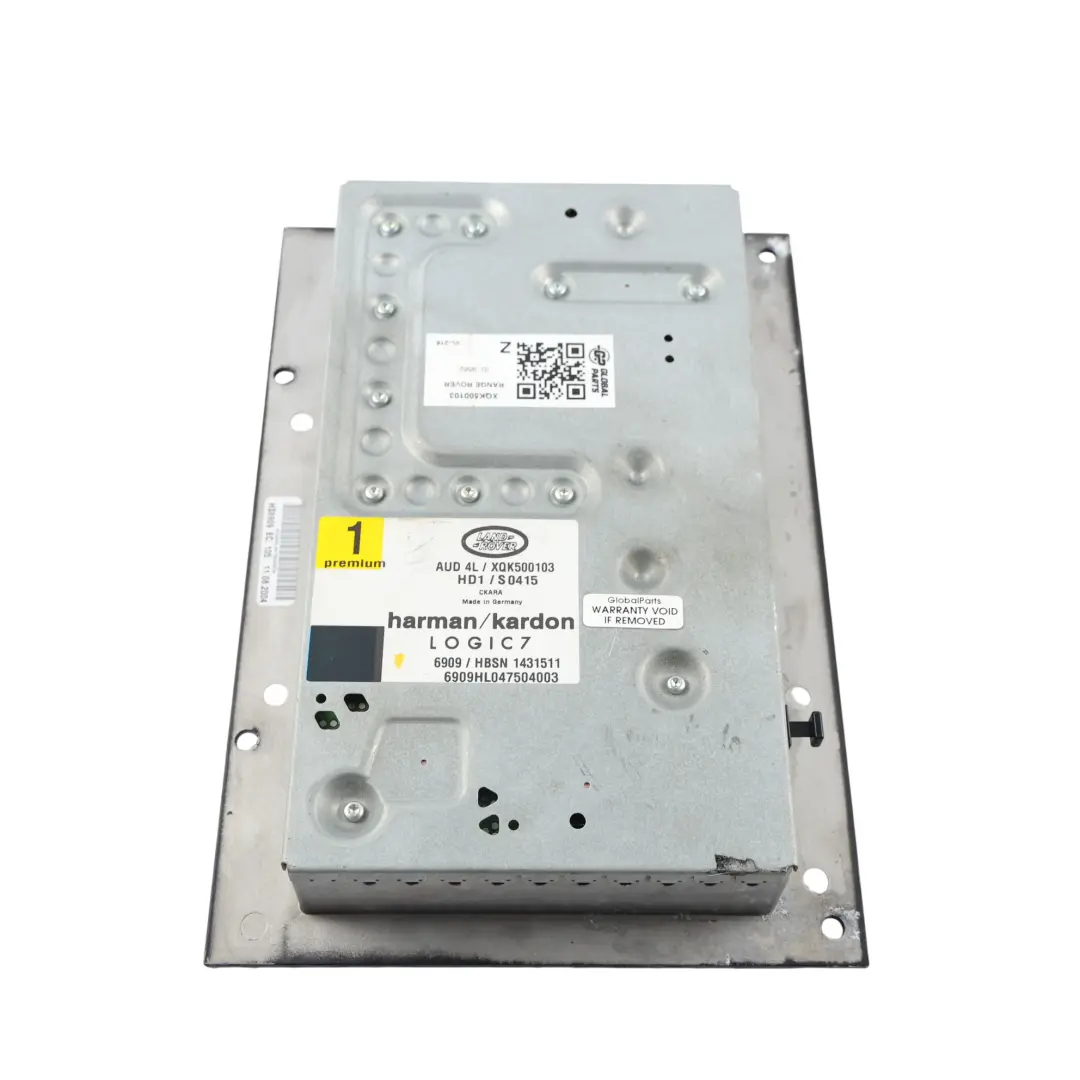 Amplificatore Radio Harman Kardon Logic 7 per Land Rover Discovery 3 L319 con numero di parte XQK500103 Land Rover Discovery 3 L319 Amplificatore Radio Harman Kardon Logic 7 - SKU XQK500103 - Numero di parte XQK500103