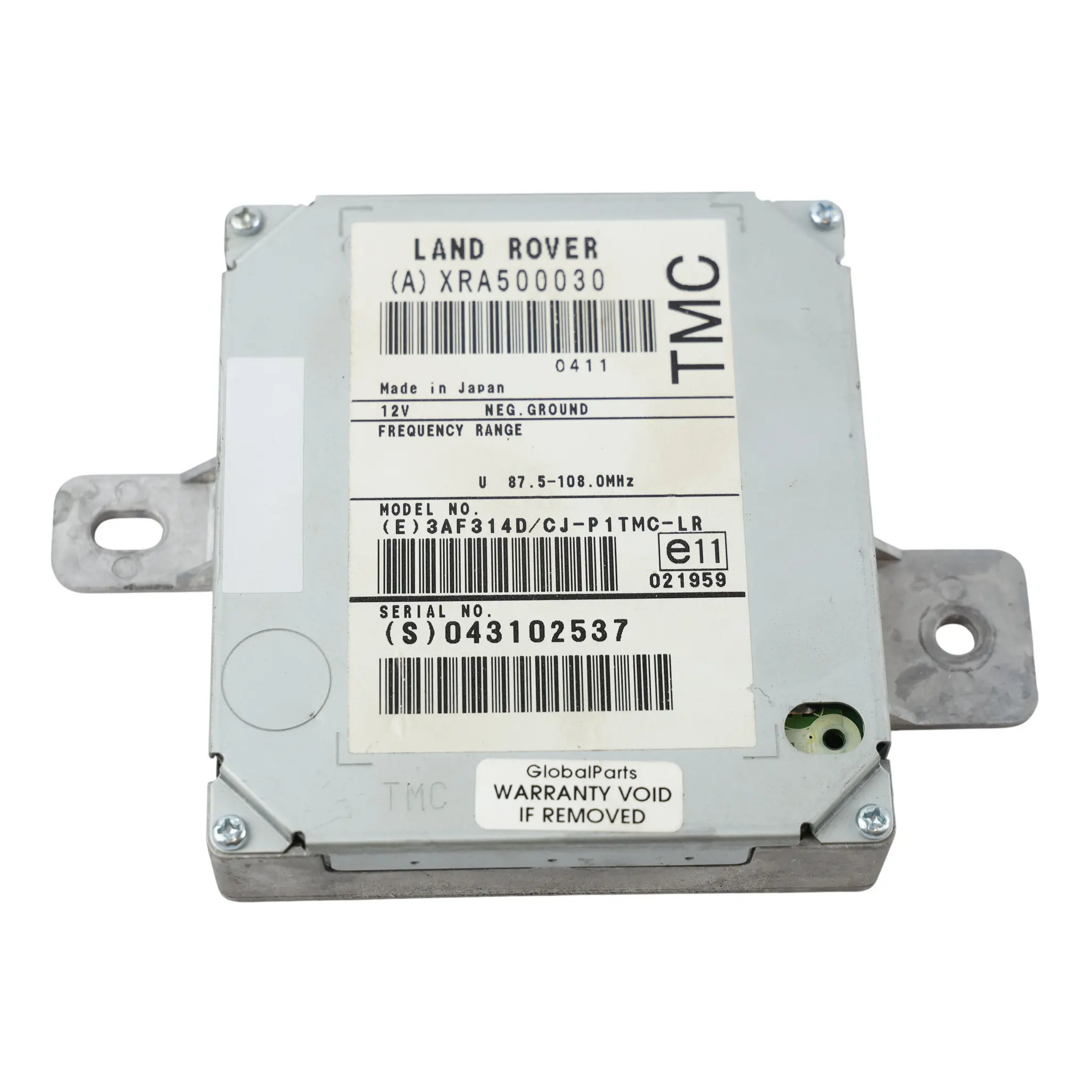 Land Rover Discovery 3 L319 Módulo Control Tráfico Unidad Receptora XRA500030