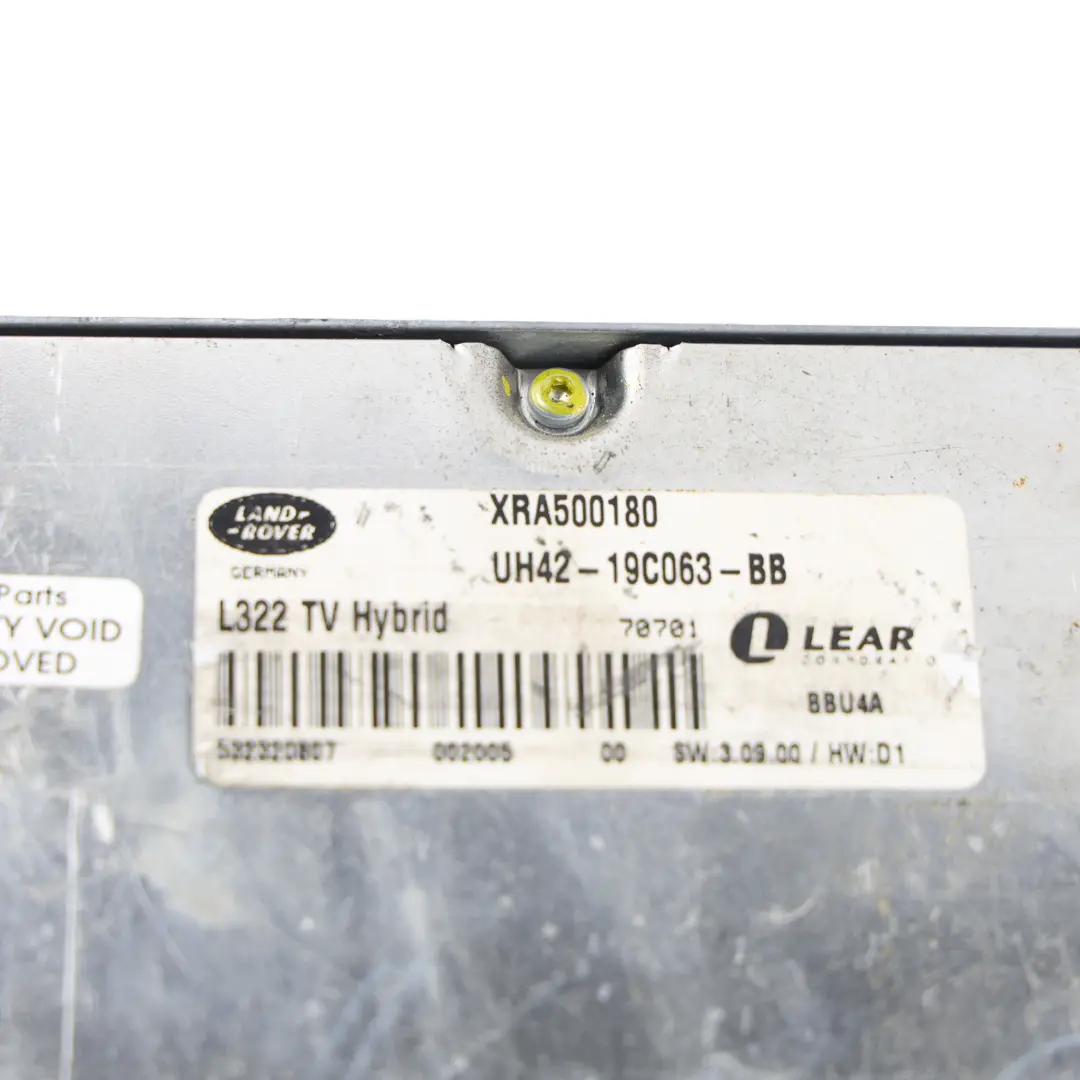 Module Récepteur Radio TV Unité de Contrôle pour Range Rover L322 à propos du numéro de pièce XRA500180 Range Rover L322 Module Récepteur Radio TV Unité de Contrôle - SKU XRA500180 - Numéro de pièce XRA500180