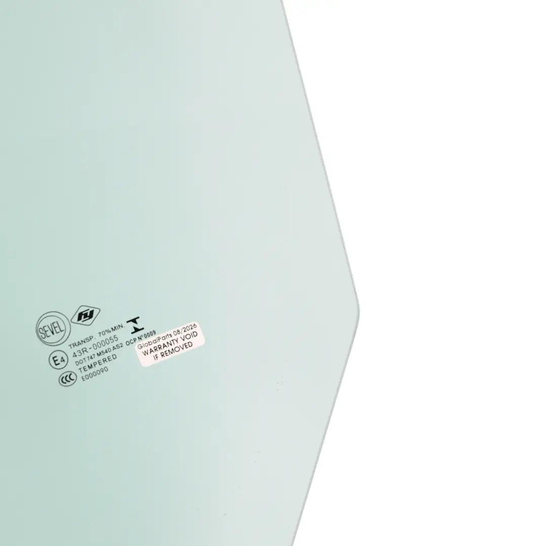 Door Window Glass Glazing Front Left N/S Side AS2 to Fiat Ducato with Part number 0000046864295 Fiat Ducato Door Window Glass Glazing Front Left N/S Side AS2 - SKU 0000046864295 - Part number 0000046864295