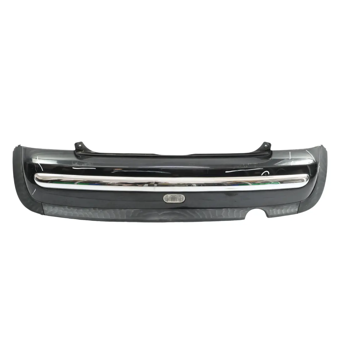 MINI Cooper R50 Rear Bumper Panel PDC Holes Cosmosschwarz Cosmos Black - 303 - SKU 0029926-COS - Part number 0029926