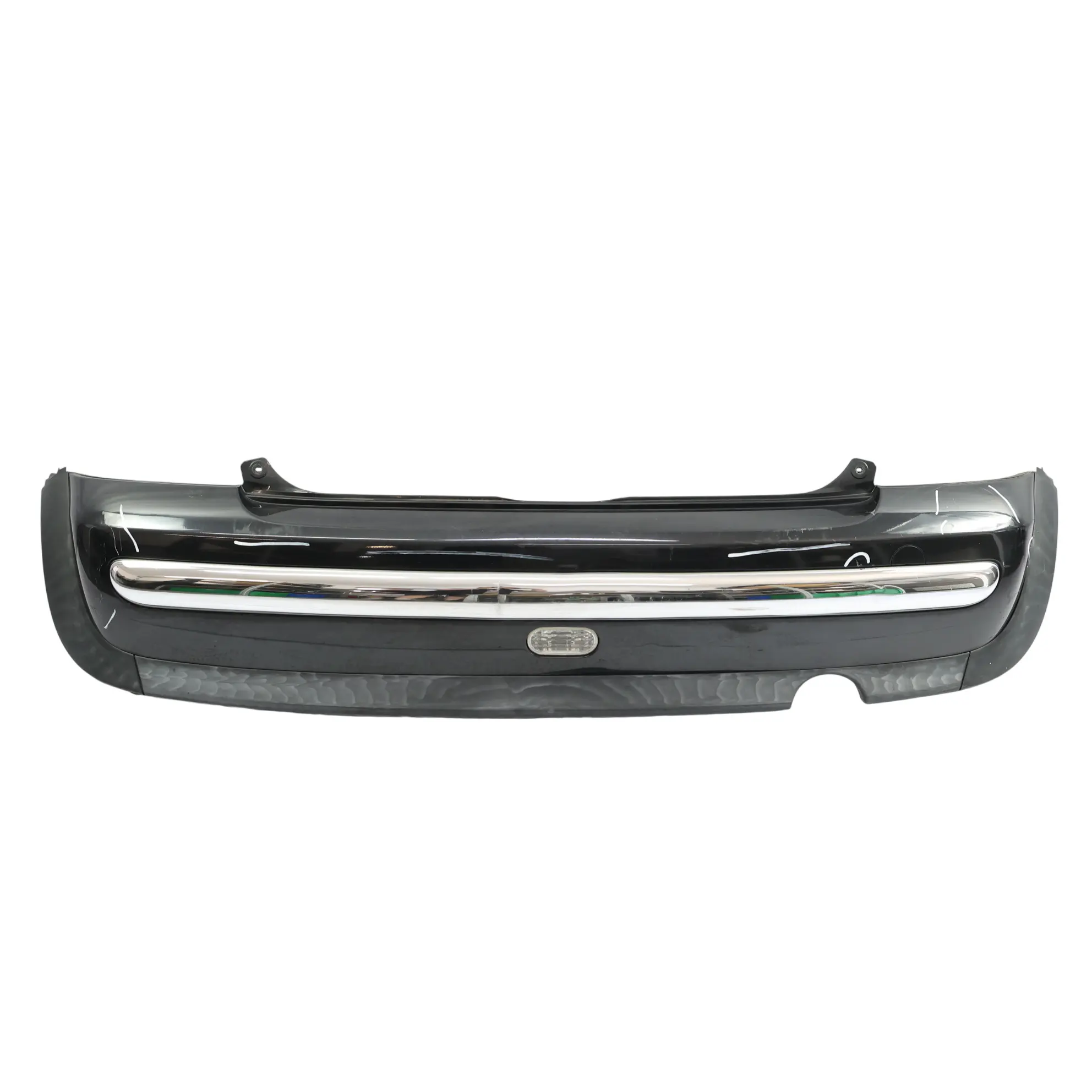 MINI Cooper R50 Rear Bumper Panel PDC Holes Cosmosschwarz Cosmos Black - 303