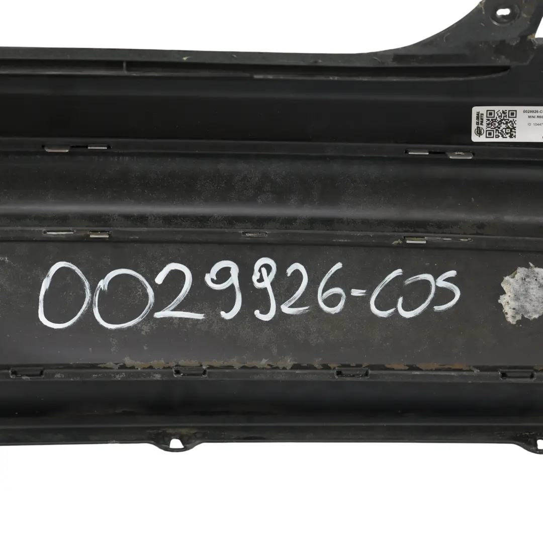 Bumper Panel PDC Holes Cosmosschwarz Cosmos Black - 303 to MINI Cooper R50 Rear with Part number 0029926 MINI Cooper R50 Rear Bumper Panel PDC Holes Cosmosschwarz Cosmos Black - 303 - SKU 0029926-COS - Part number 0029926