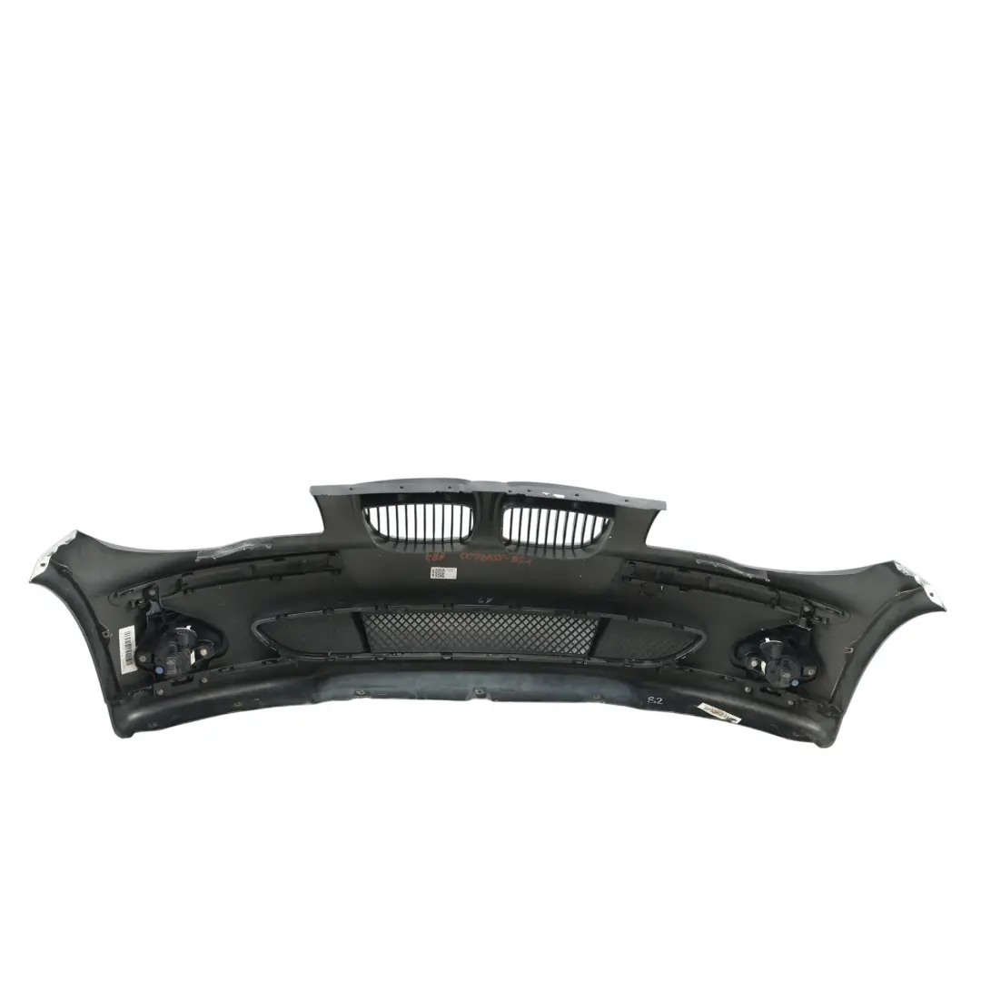 Complete Front Bumper Trim Panel Black Sapphire Metallic - 475 to BMW E87 with Part number 0032635 BMW E87 Complete Front Bumper Trim Panel Black Sapphire Metallic - 475 - SKU 0032635-BS1 - Part number 0032635