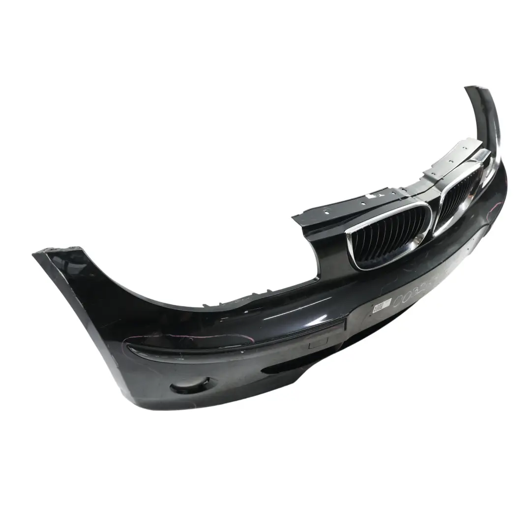Complete Front Bumper Trim Panel Black Sapphire Metallic - 475 to BMW E87 with Part number 0032635 BMW E87 Complete Front Bumper Trim Panel Black Sapphire Metallic - 475 - SKU 0032635-BS1 - Part number 0032635