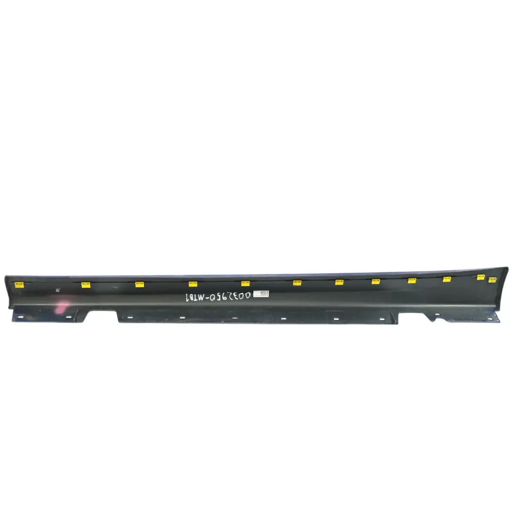 Sill Strip Side Skirt Right O/S Montegoblau Blau Blue - A51 to BMW E90 E91 with Part number 51770032950 BMW E90 E91 Sill Strip Side Skirt Right O/S Montegoblau Blau Blue - A51 - SKU 0032950-MTB1 - Part number 51770032950