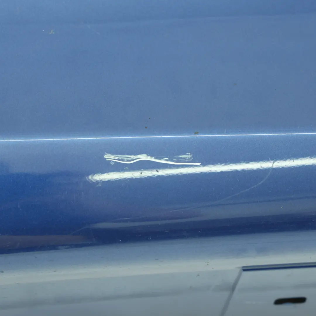 BMW E90 E91 Sill Strip Side Skirt Right O/S Montegoblau Blau Blue - A51 - SKU 0032950-MTB1 - Part number 51770032950