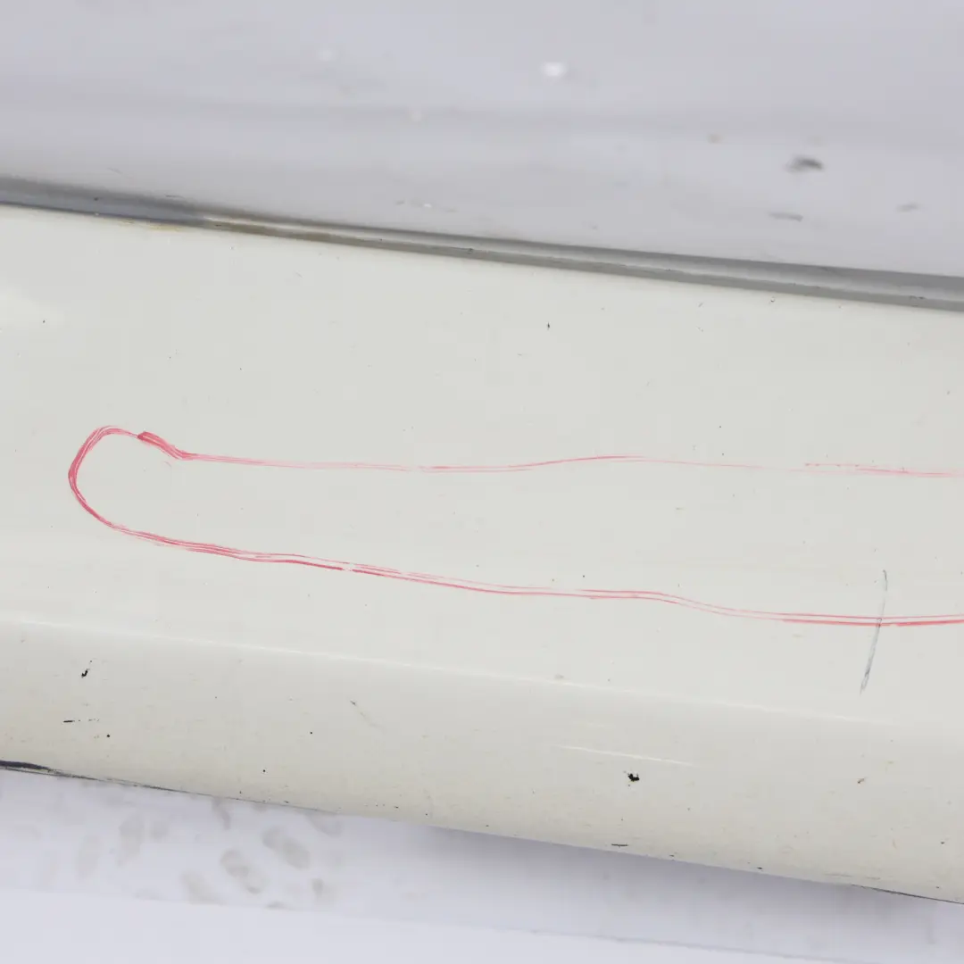 BMW E90 E91 Sill Strip Side Trim Skirt Left N/S Alpinweiss Alpine White 3 - 300 - SKU 0032951-AW - Part number 0032951