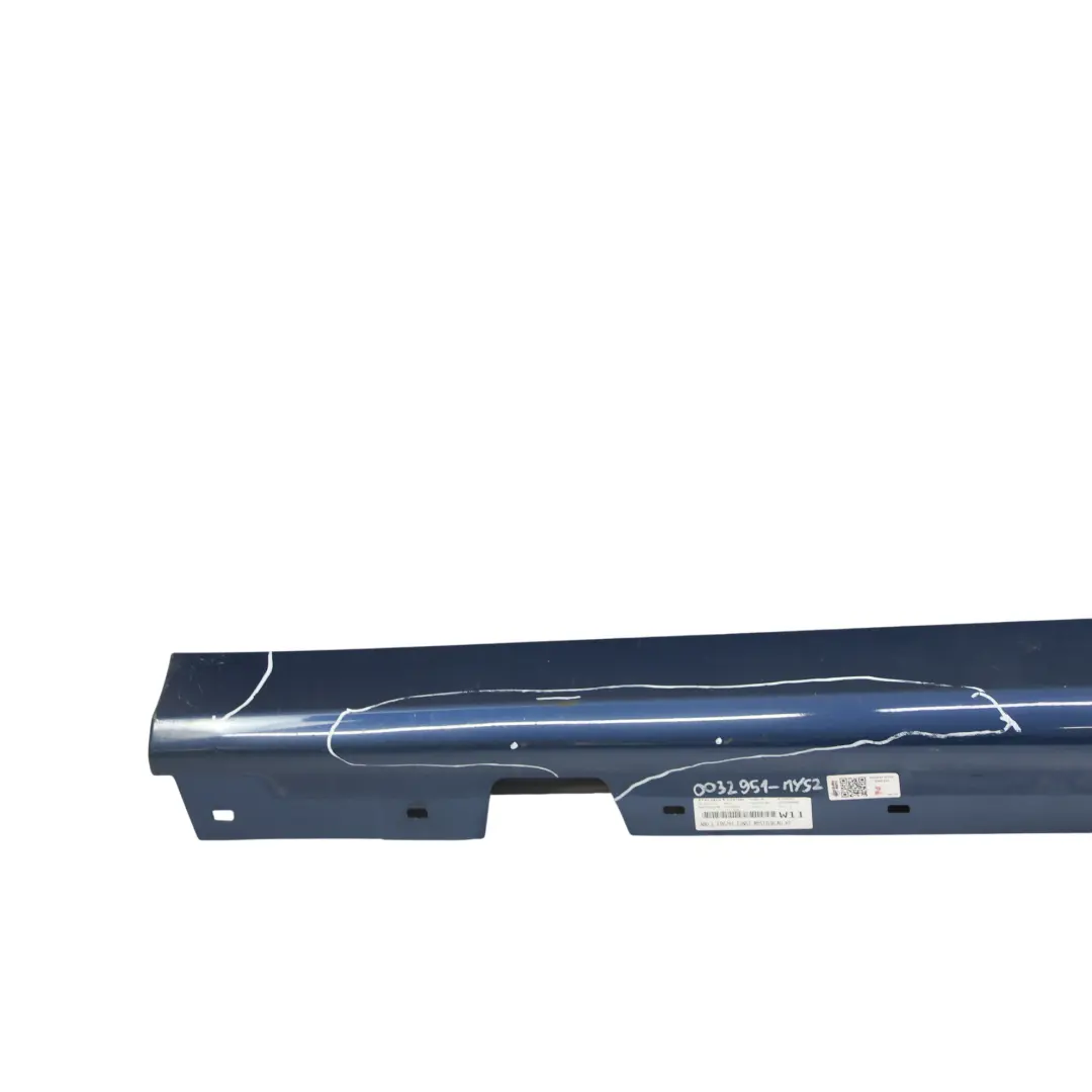 Sill Strip Side Trim Skirt Left N/S Mystic Blue Metallic - A07 to BMW E90 E91 Cover with Part number 0032951 BMW E90 E91 Cover Sill Strip Side Trim Skirt Left N/S Mystic Blue Metallic - A07 - SKU 0032951-MYS2 - Part number 0032951