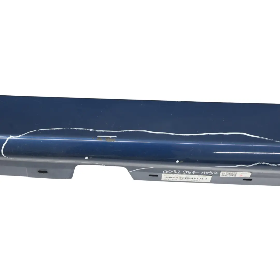 Sill Strip Side Trim Skirt Left N/S Mystic Blue Metallic - A07 to BMW E90 E91 Cover with Part number 0032951 BMW E90 E91 Cover Sill Strip Side Trim Skirt Left N/S Mystic Blue Metallic - A07 - SKU 0032951-MYS2 - Part number 0032951