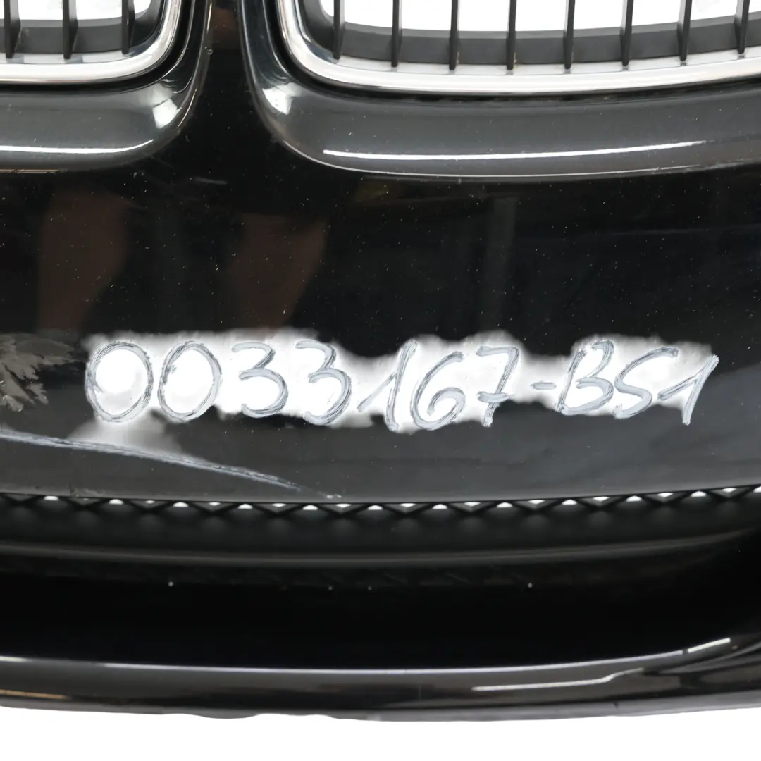 BMW E90 E91 Kompletny Przedni Zderzak Czarny Szafir 475 - SKU 0033167-BS1 - Numer Części 0033167