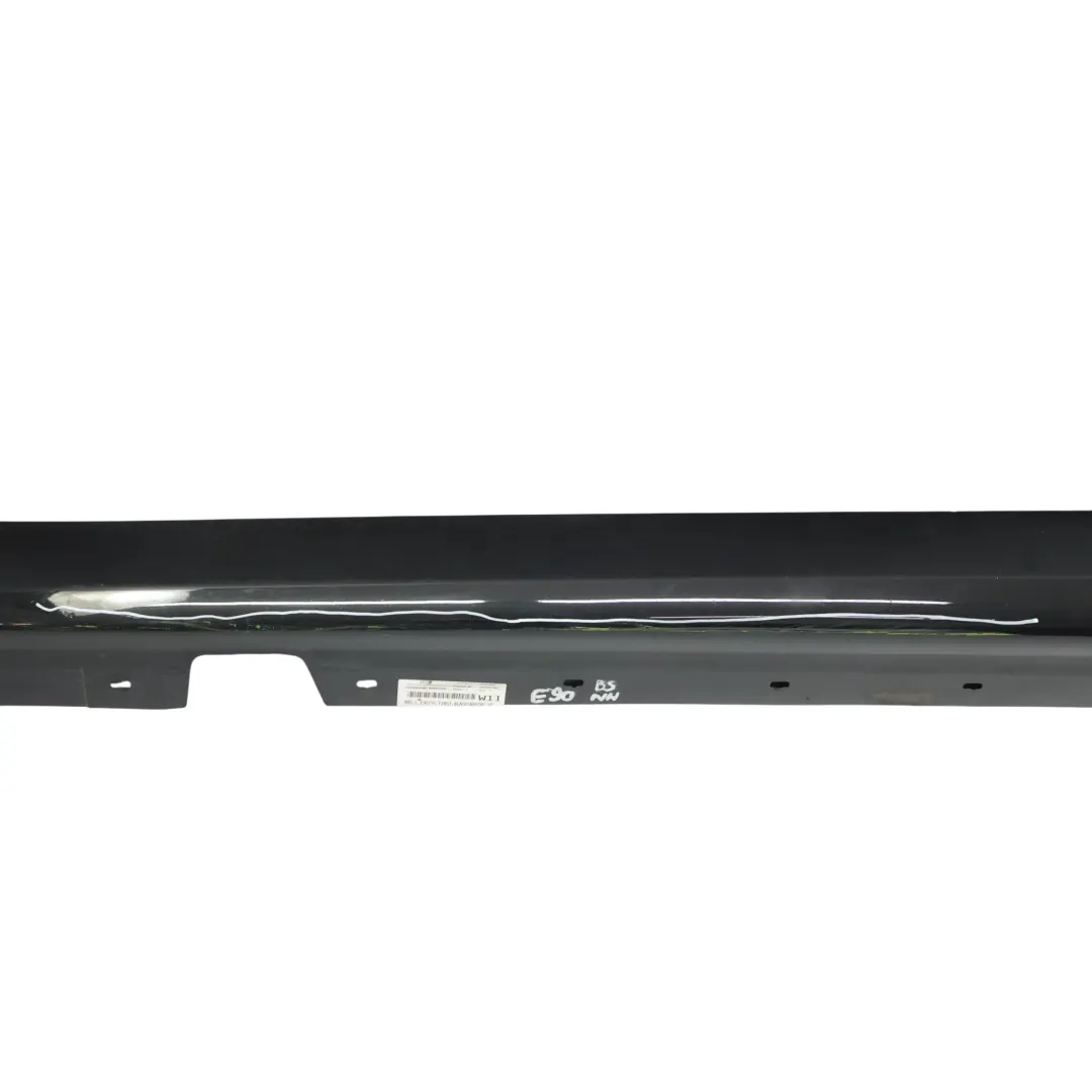 BMW E90 E91 M Sport Sill Strip Side Skirt Left N/S Black Sapphire Metallic - 475 - SKU 0033441-BS4 - Part number 0033441