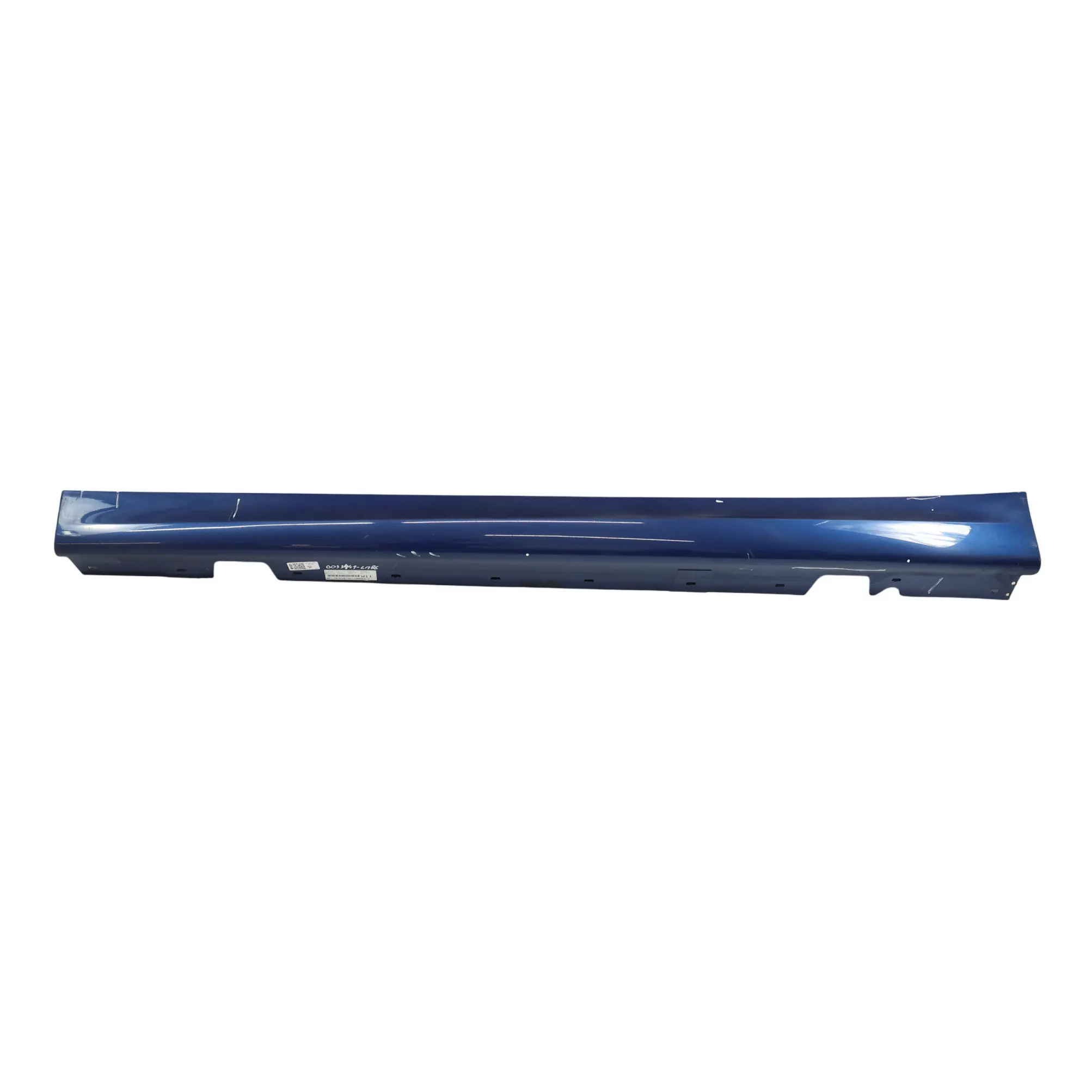 BMW 3 E90 E91 M Sport Schwellerleiste Blende Schweller Links Le Mans Blau - 381