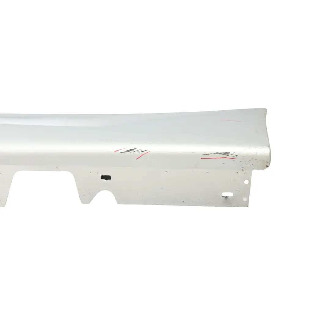 Sill Strip Side Skirt Left N/S Titansilber Silver 354 to BMW E90 E91 M Sport with Part number 0033441 BMW E90 E91 M Sport Sill Strip Side Skirt Left N/S Titansilber Silver 354 - SKU 0033441-TS1 - Part number 0033441