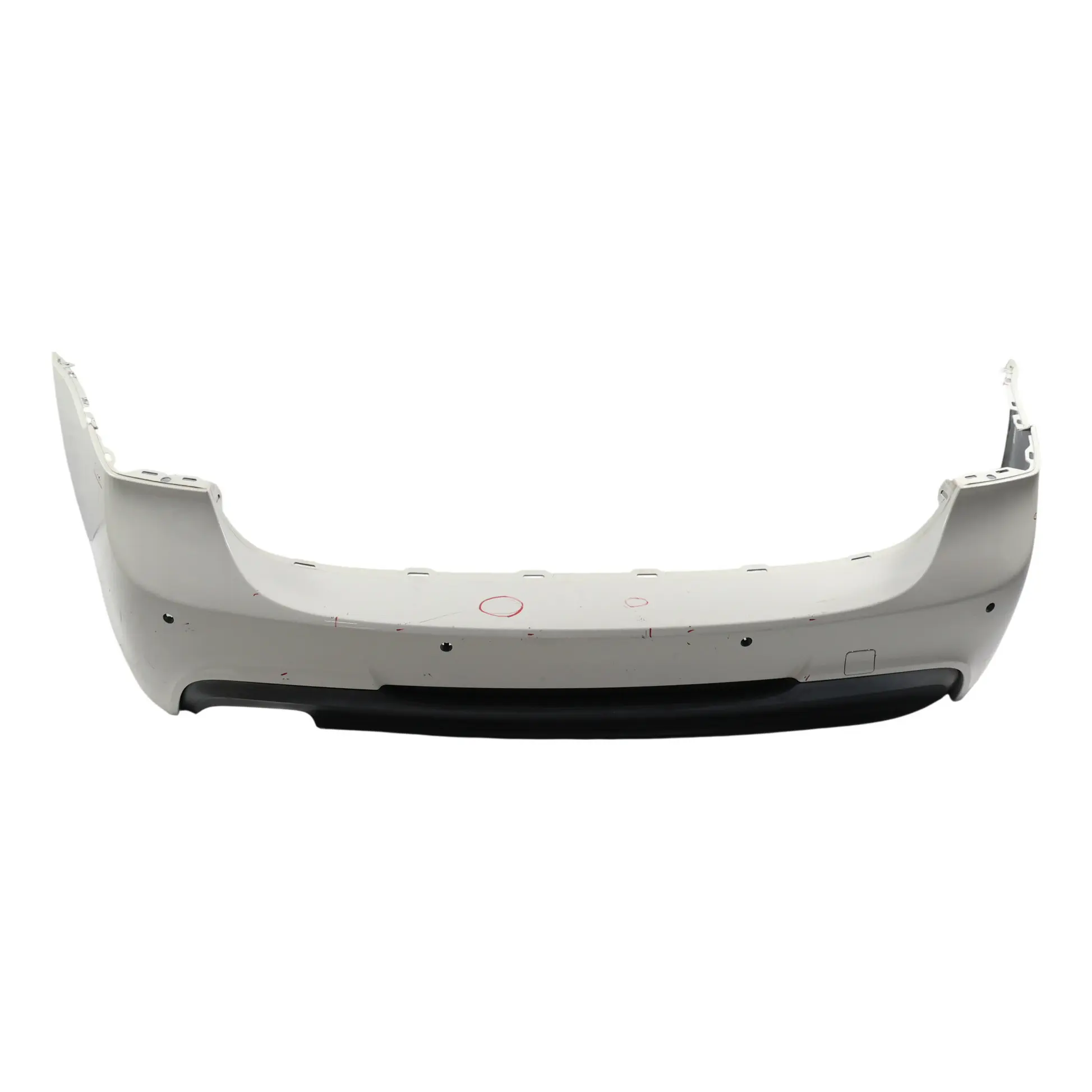 Rear Bumper BMW E90 LCI M Sport Trim Panel PDC Alpinweiss 3 Alpine White - 300
