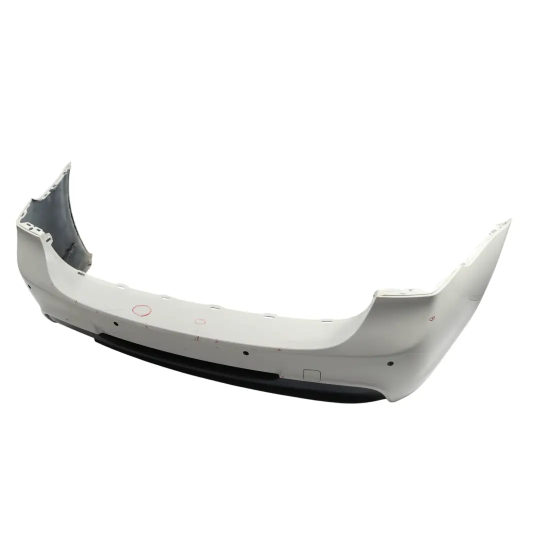 Rear Bumper BMW E90 LCI M Sport Trim Panel PDC Alpinweiss 3 Alpine White - 300 - SKU 0033541-AW - Part number 0033541