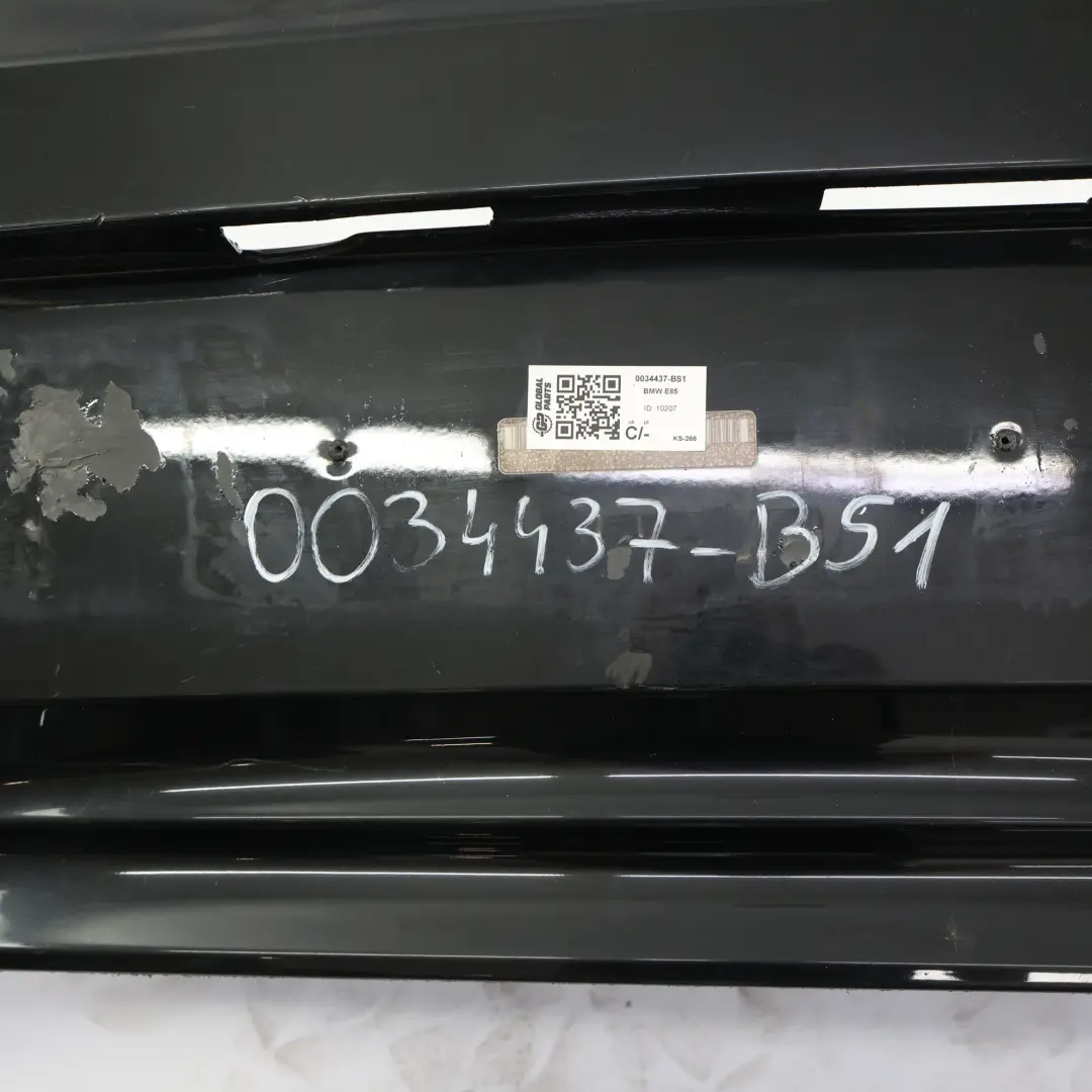 Zderzak Tylny Black Sapphire Czarny Metalik - 475 do BMW Z4 E85 o numerze 0034437 BMW Z4 E85 Zderzak Tylny Black Sapphire Czarny Metalik - 475 - SKU 0034437-BS1 - Numer Części 0034437