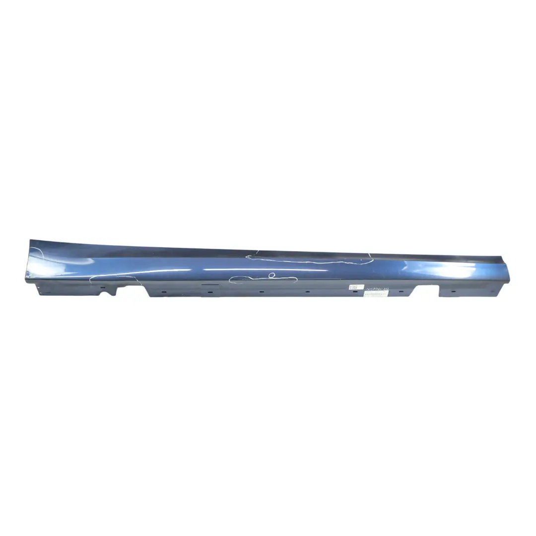 BMW E90 E91 LCI Listwa Progowa Prawa Tiefseeblau Niebieski Metalik - A76 - SKU 0037060-DSB - Numer Części 0037060