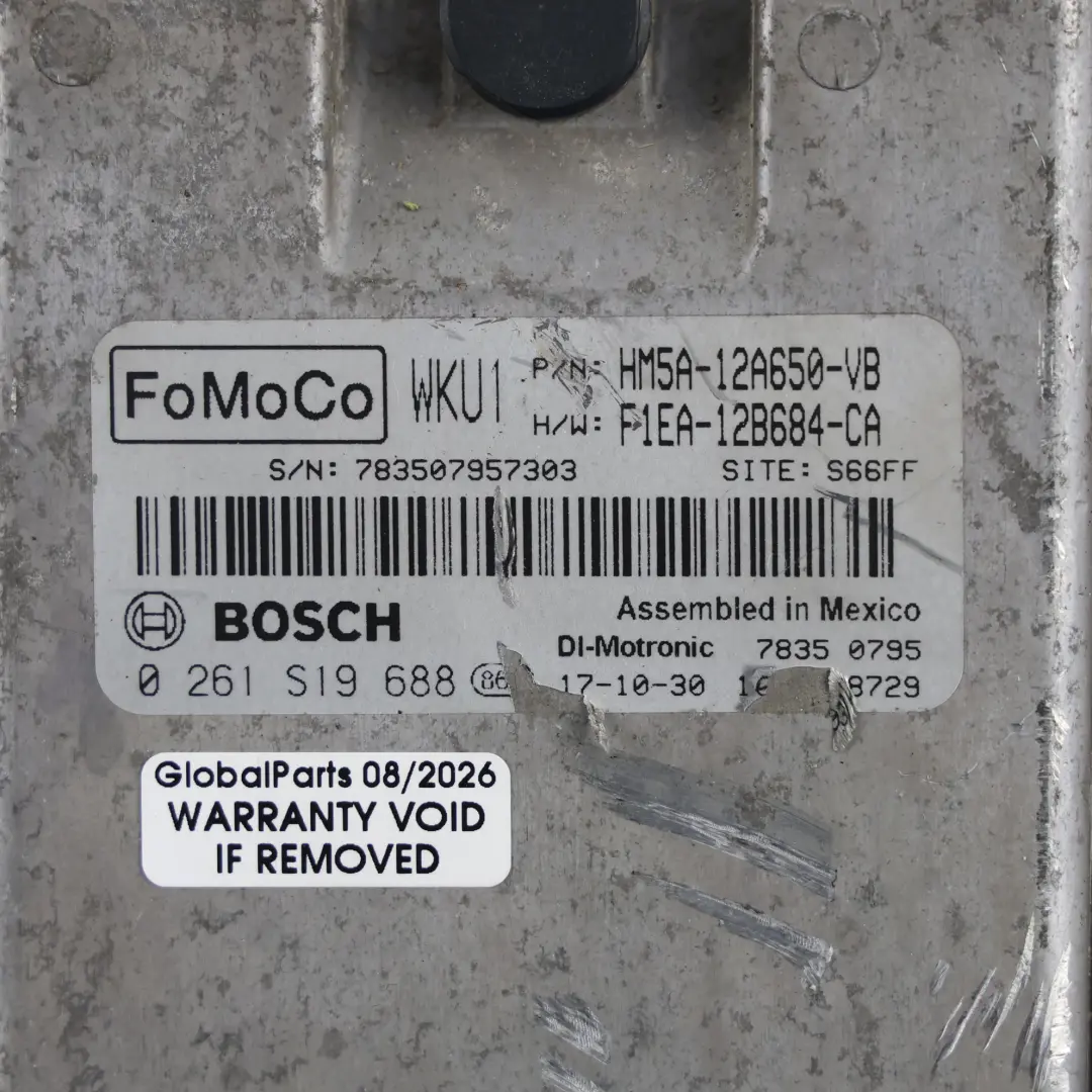 Ford Focus St-3 Mk3 Engine Control ECU 250HP 2.0 Petrol HM5A-12A650-VB Manual - SKU 0097287338 - Part number 0097287338