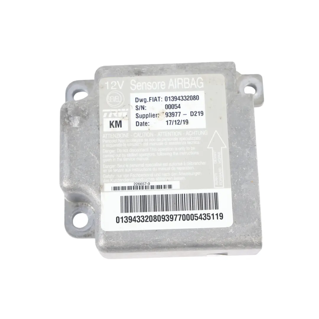 Fiat Ducato Citroën Relay III Air Unit Module Control ECU - SKU 01394332080 - Part number 01394332080