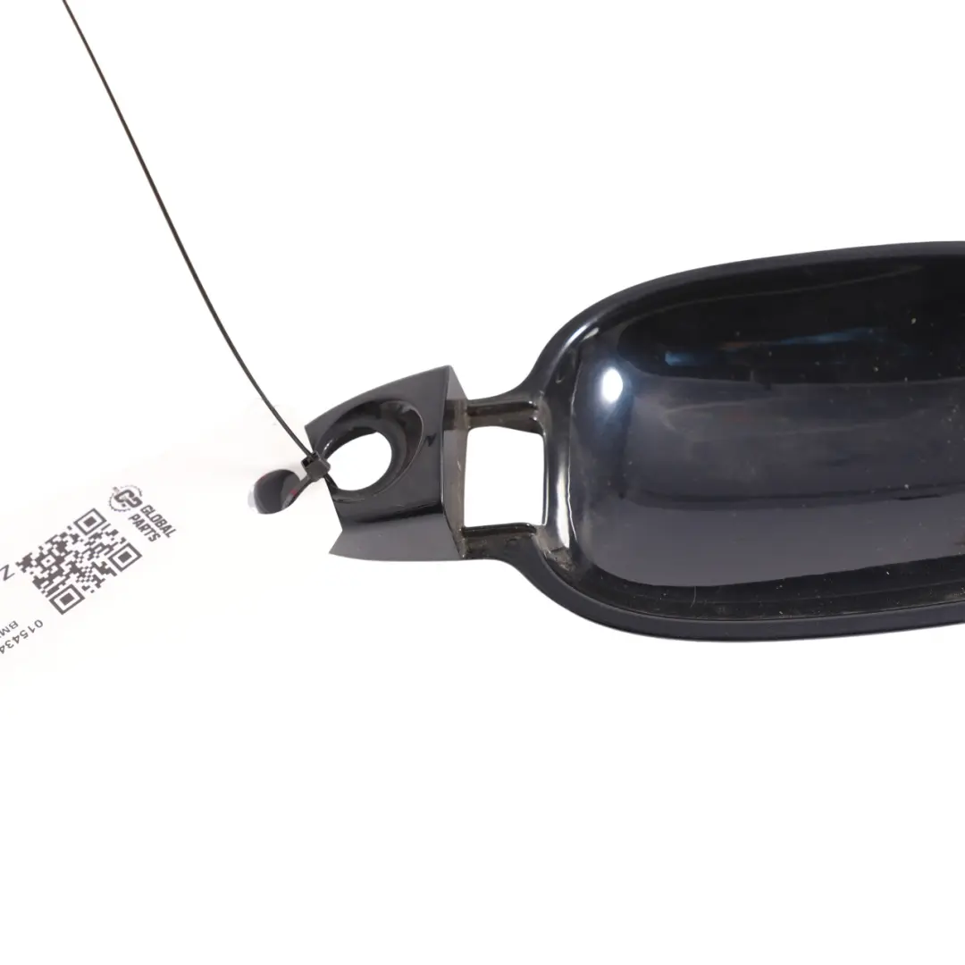 BMW E60 E61 Front Right Grab Handle Base Carrier O/S Black Sapphire Metallic - SKU 0154341-MB1 - Part number 0154341