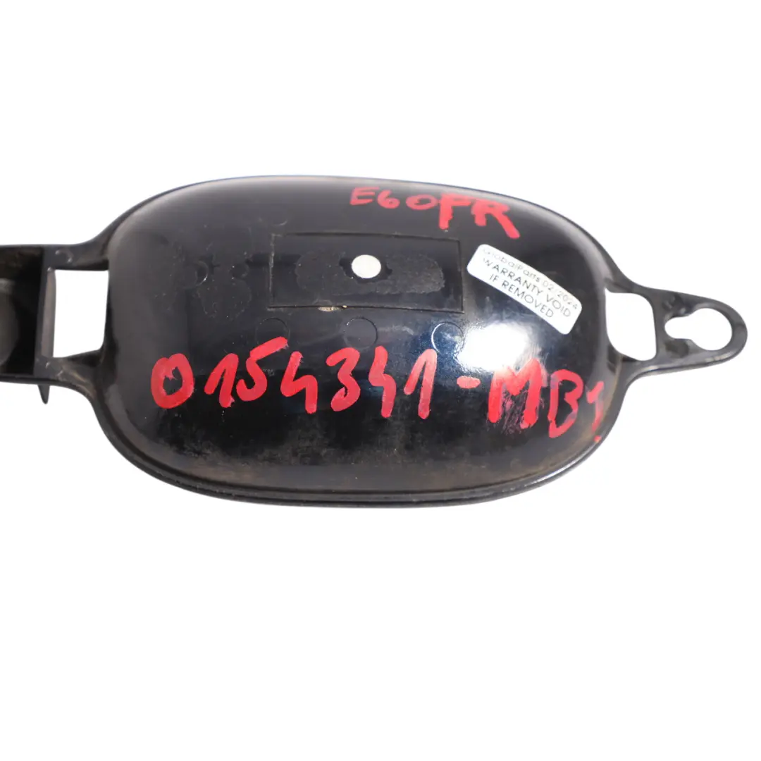 BMW E60 E61 Front Right Grab Handle Base Carrier O/S Black Sapphire Metallic - SKU 0154341-MB1 - Part number 0154341