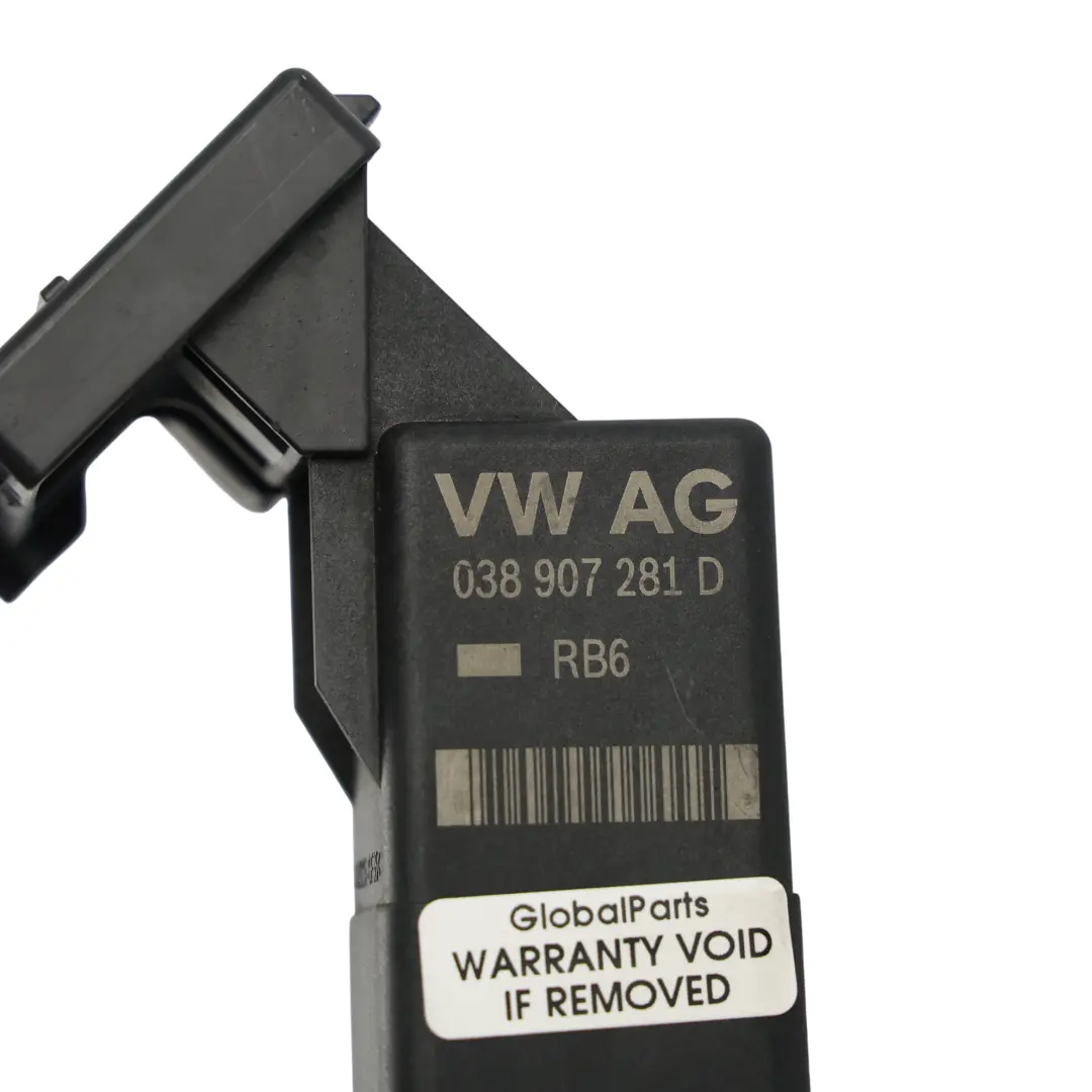  Genuine VW Audi Seat Skoda Diesel Glow Plug Relay Unit Negro - SKU 038907281D-1 - Número de pieza 038907281D