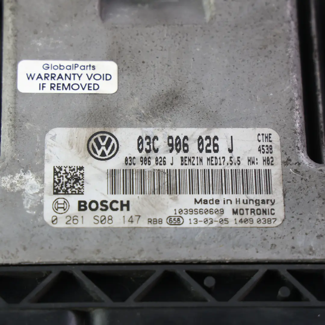 Skoda Fabia Mk2 1.4 TSI 180KM Sterownika Silnika Zestaw Automat - SKU 03C906026J - Numer Części 03C906026J