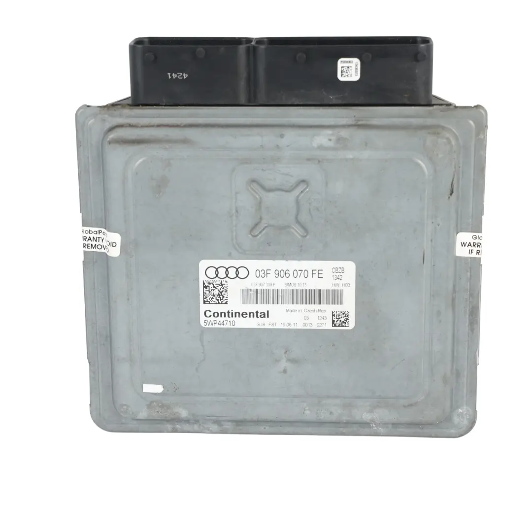 CBZB 105HP Engine Control Unit ECU Kit Lock Key to Audi A3 8P 1.2 TFSI with Part number 03F906070FE Audi A3 8P 1.2 TFSI CBZB 105HP Engine Control Unit ECU Kit Lock Key - SKU 03F906070FE - Part number 03F906070FE