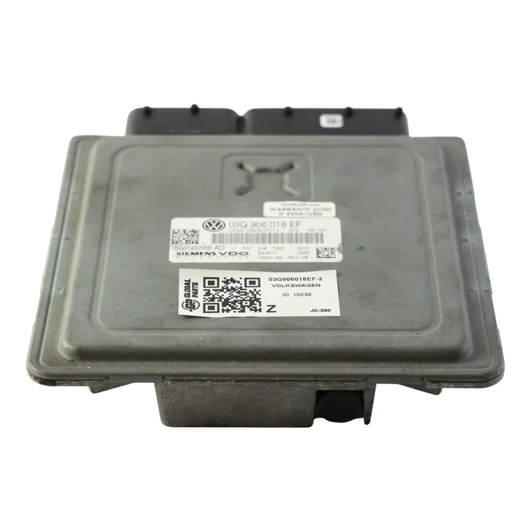 BMN 170HP Engine Control ECU Manual to Volkswagen Touran 1T 2.0 TDI with Part number 03G906018EF Volkswagen Touran 1T 2.0 TDI BMN 170HP Engine Control ECU Manual - SKU RHD-03G906018EF-2 - Part number 03G906018EF