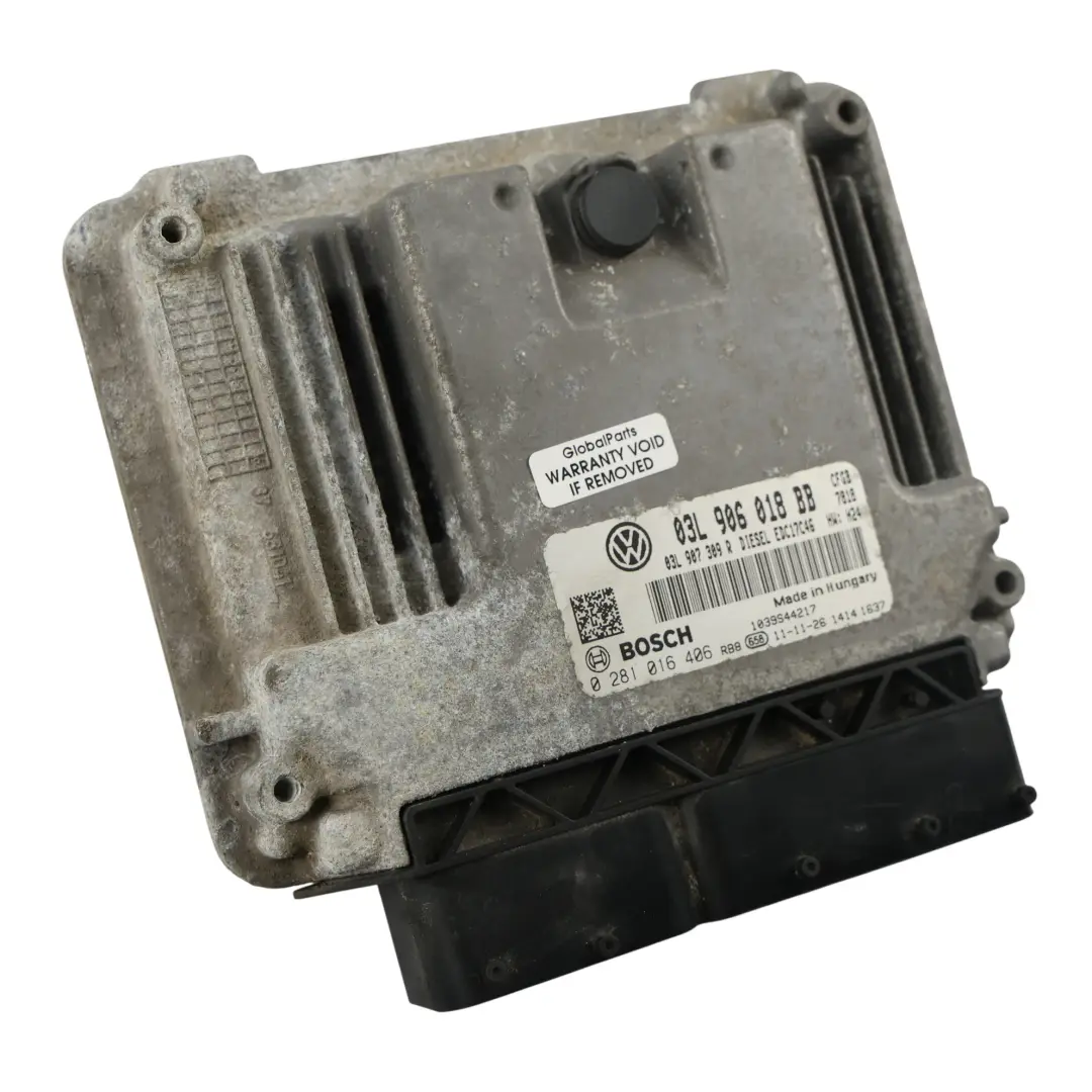 Mk6 2.0 TDI CFGB Motor Steuergerät ECU Manuell für Volkswagen Golf GTD mit Teilenummer 03L906018BB Volkswagen Golf GTD Mk6 2.0 TDI CFGB Motor Steuergerät ECU Manuell - SKU 03L906018BB - Teilenummer 03L906018BB