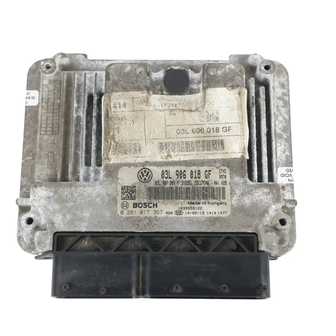 Volkswagen Scirocco MK3 2.0 TDI CFHC 140HP Motorsteuergerät ECU - SKU 03L906018GF-3 - Teilenummer 03L906018GF