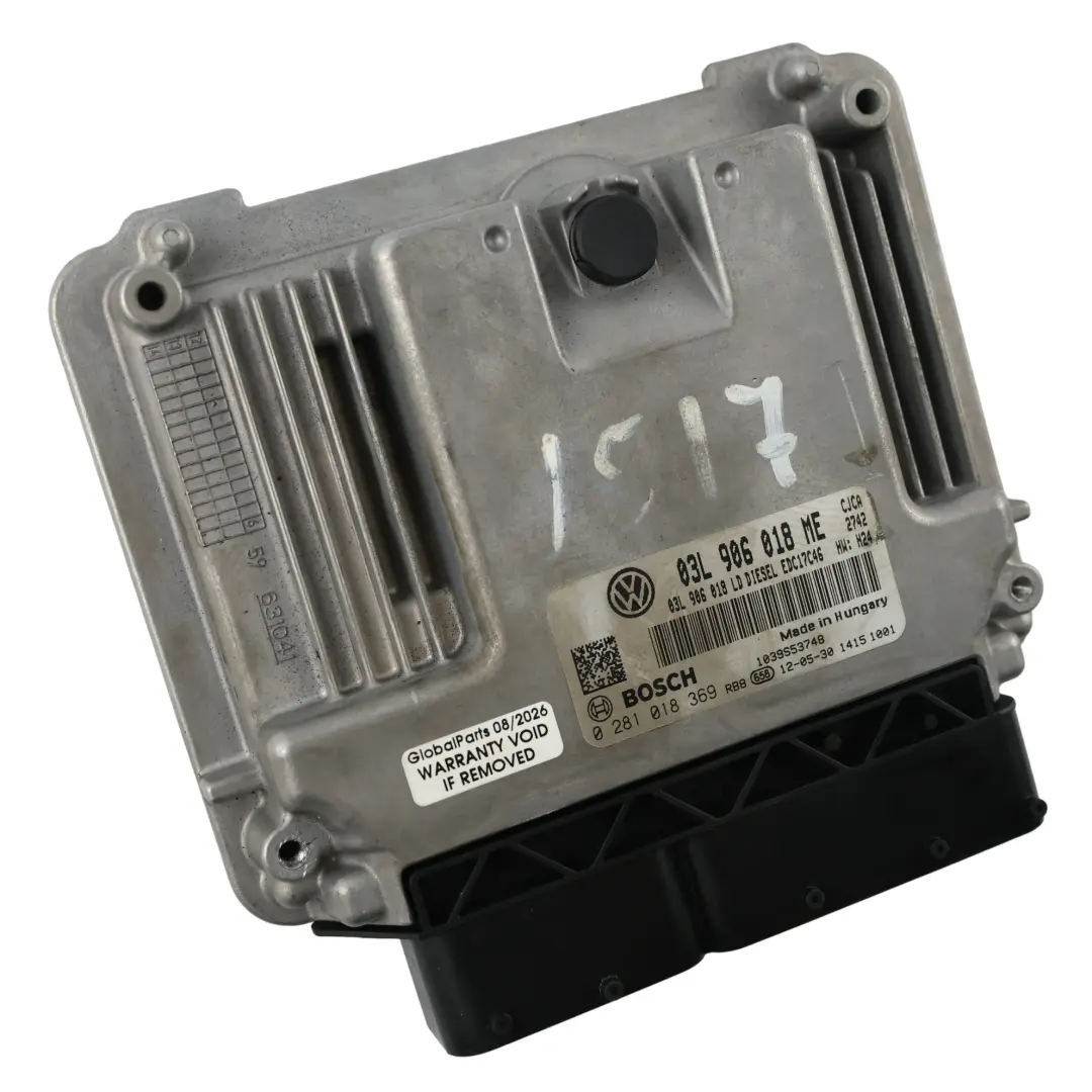 3R 2.0 TDI CJCA 143HP Engine Control Unit ECU Manual to Seat Exeo with Part number 03L906018ME Seat Exeo 3R 2.0 TDI CJCA 143HP Engine Control Unit ECU Manual - SKU 03L906018ME-2 - Part number 03L906018ME